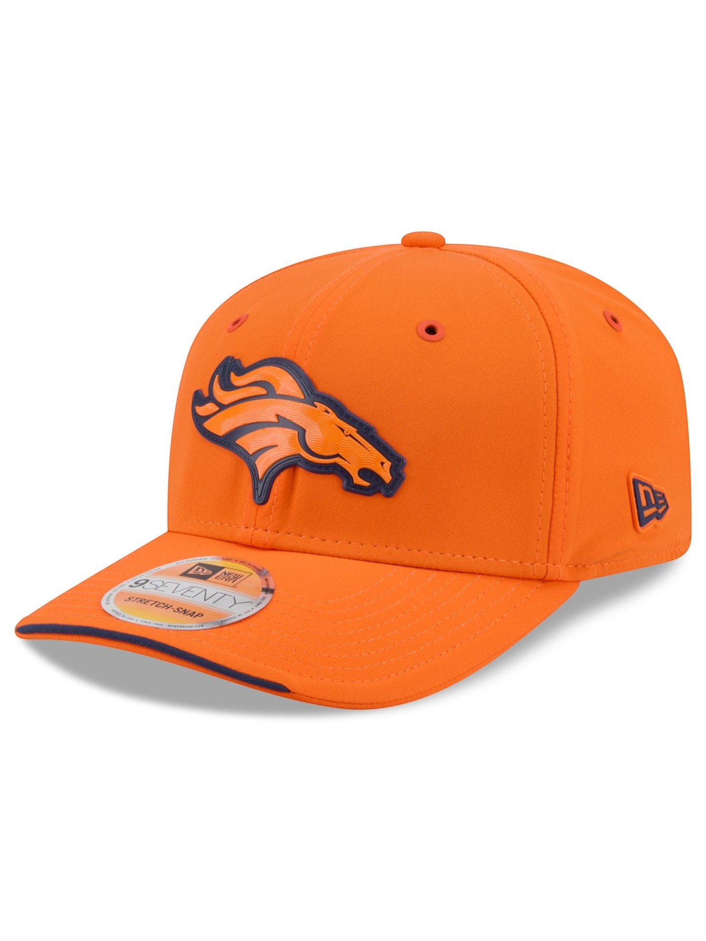 Denver Broncos 2026 NFL Sideline 9SEVENTY Stretch-Snap Cap Orange