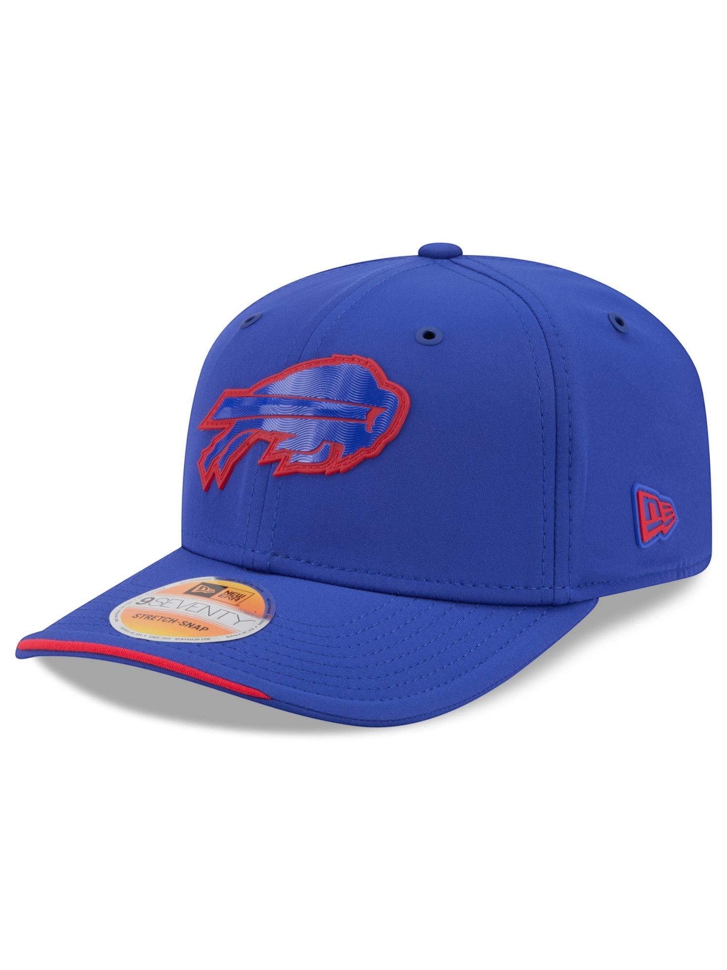 Buffalo Bills 2026 NFL Sideline 9SEVENTY Stretch-Snap Cap Blau