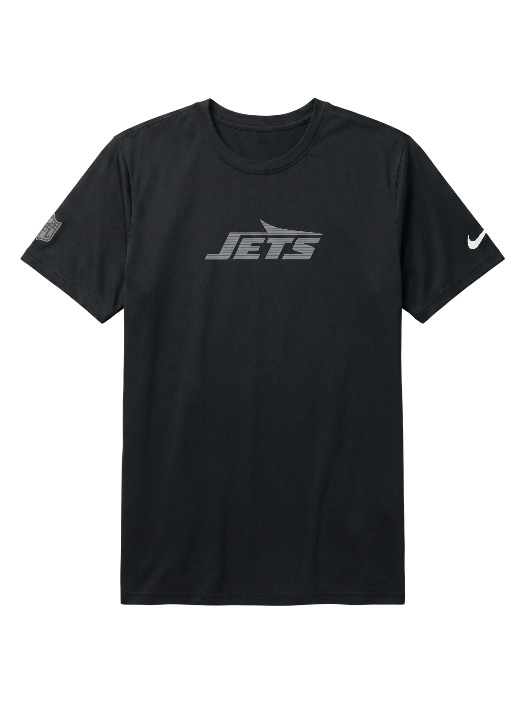 New York Jets 2026 NFL Sideline Lead The Charge Legend T-Shirt Schwarz