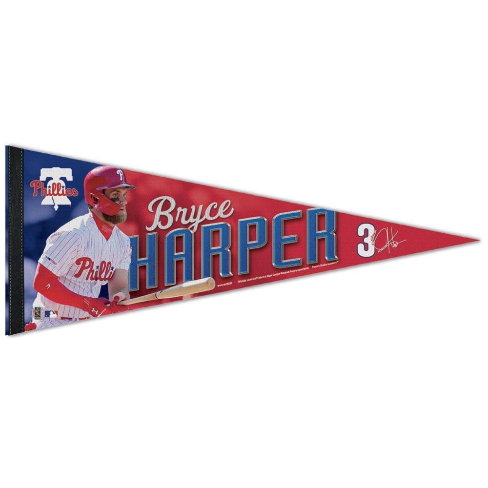 Bryce Harper Philadelphia Phillies Player MLB Wimpel