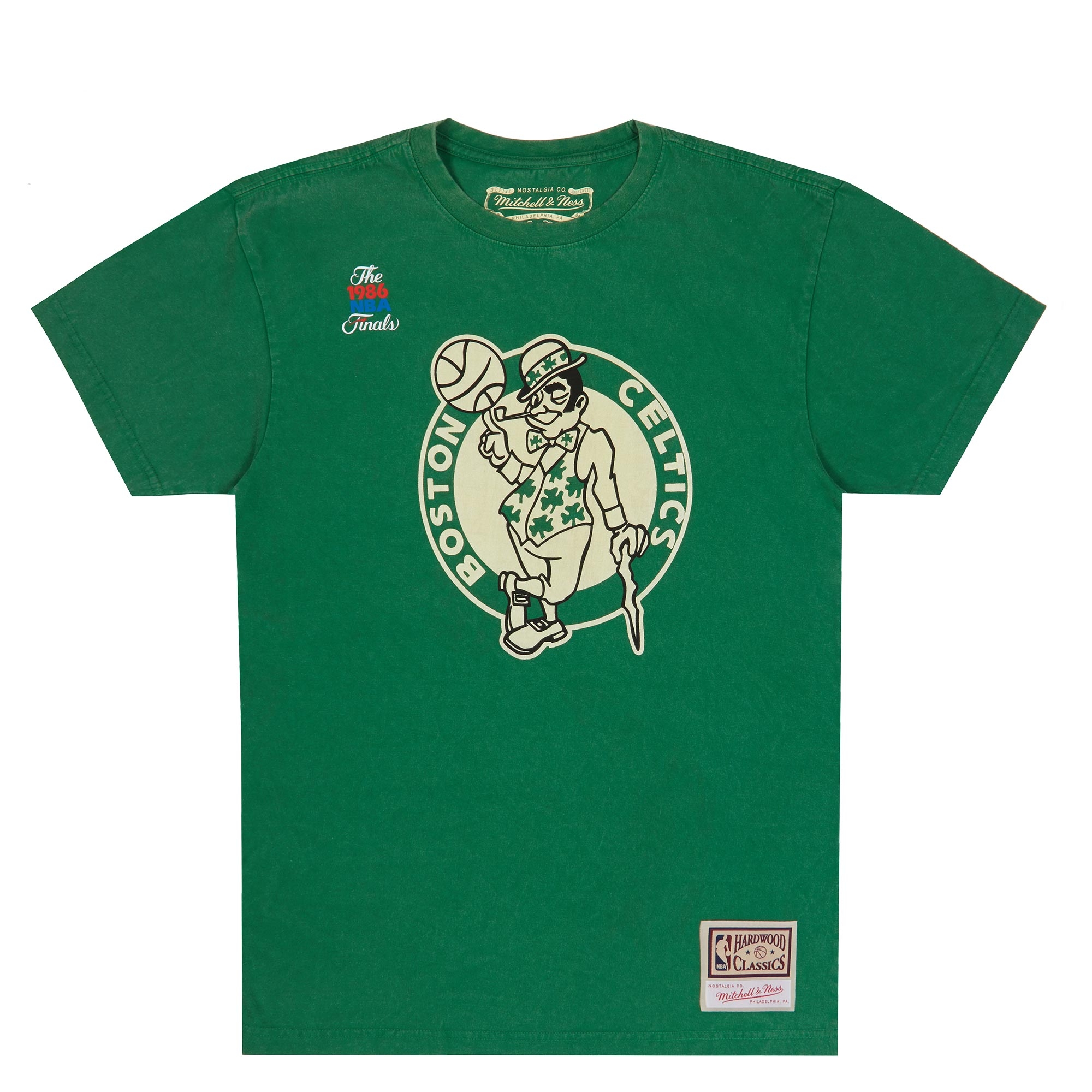 Boston Celtics Worn Logo Mitchell & Ness NBA T-Shirt Green