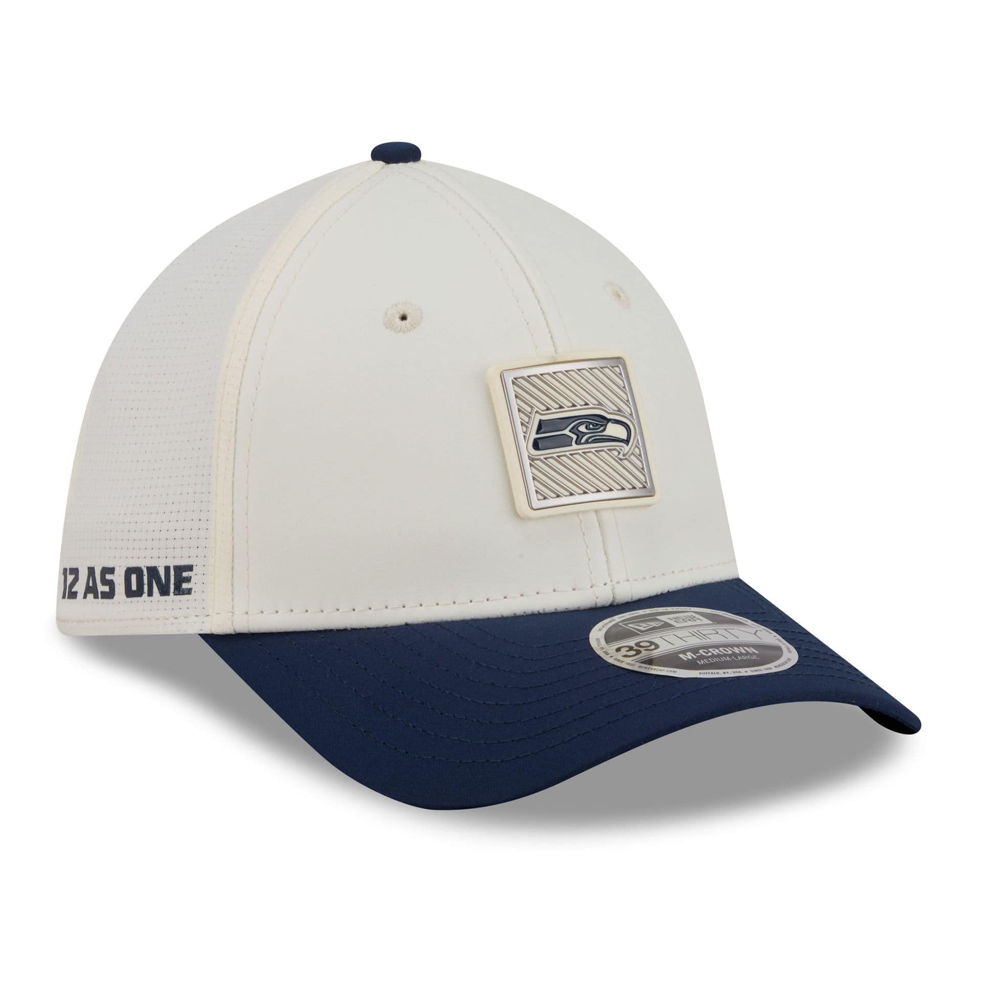 Miami Dolphins 2026 NFL Training Camp 39THIRTY Flex Cap Cream/Navy