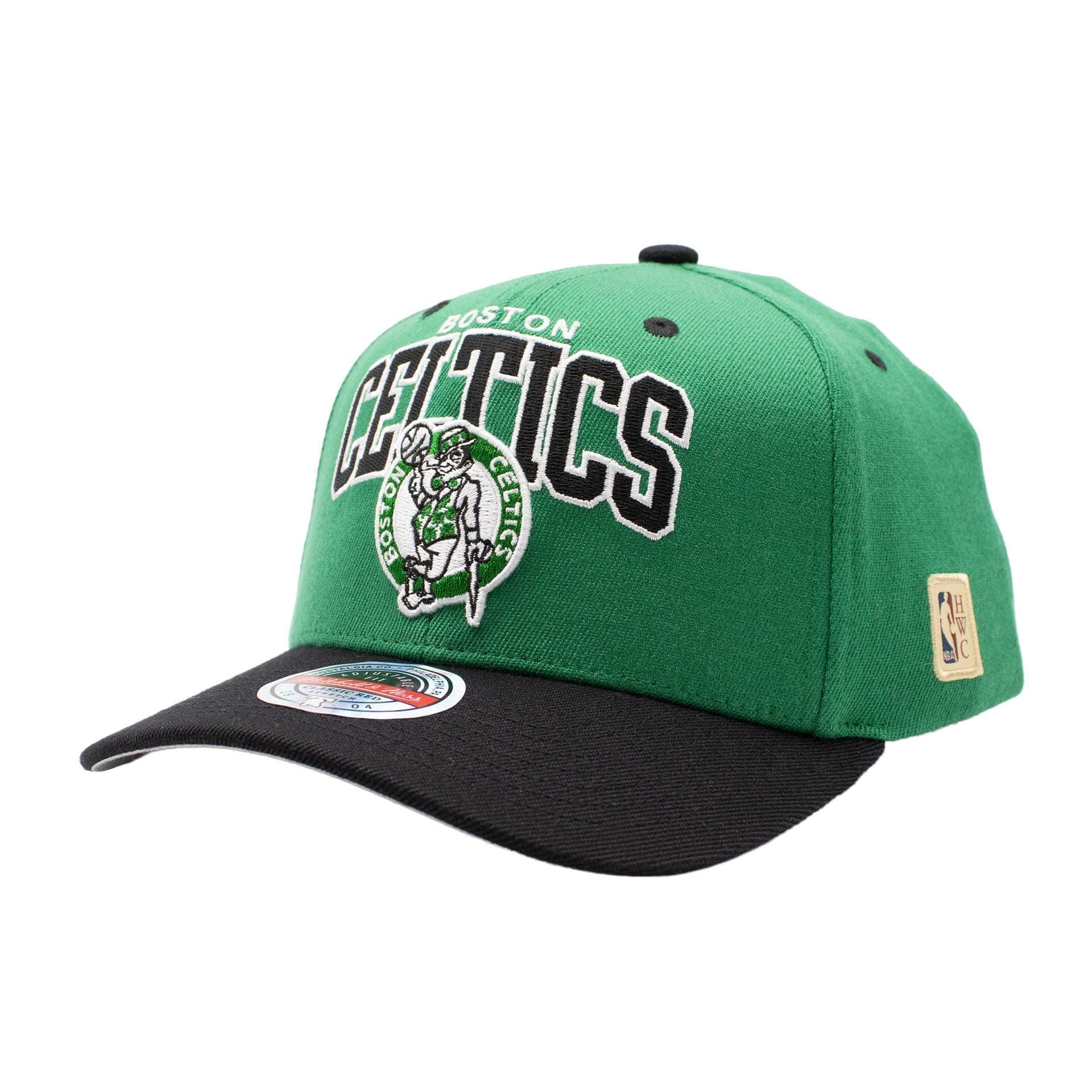 Boston Celtics Team Arch Classic Red Stretch-Snap NBA Cap Grün