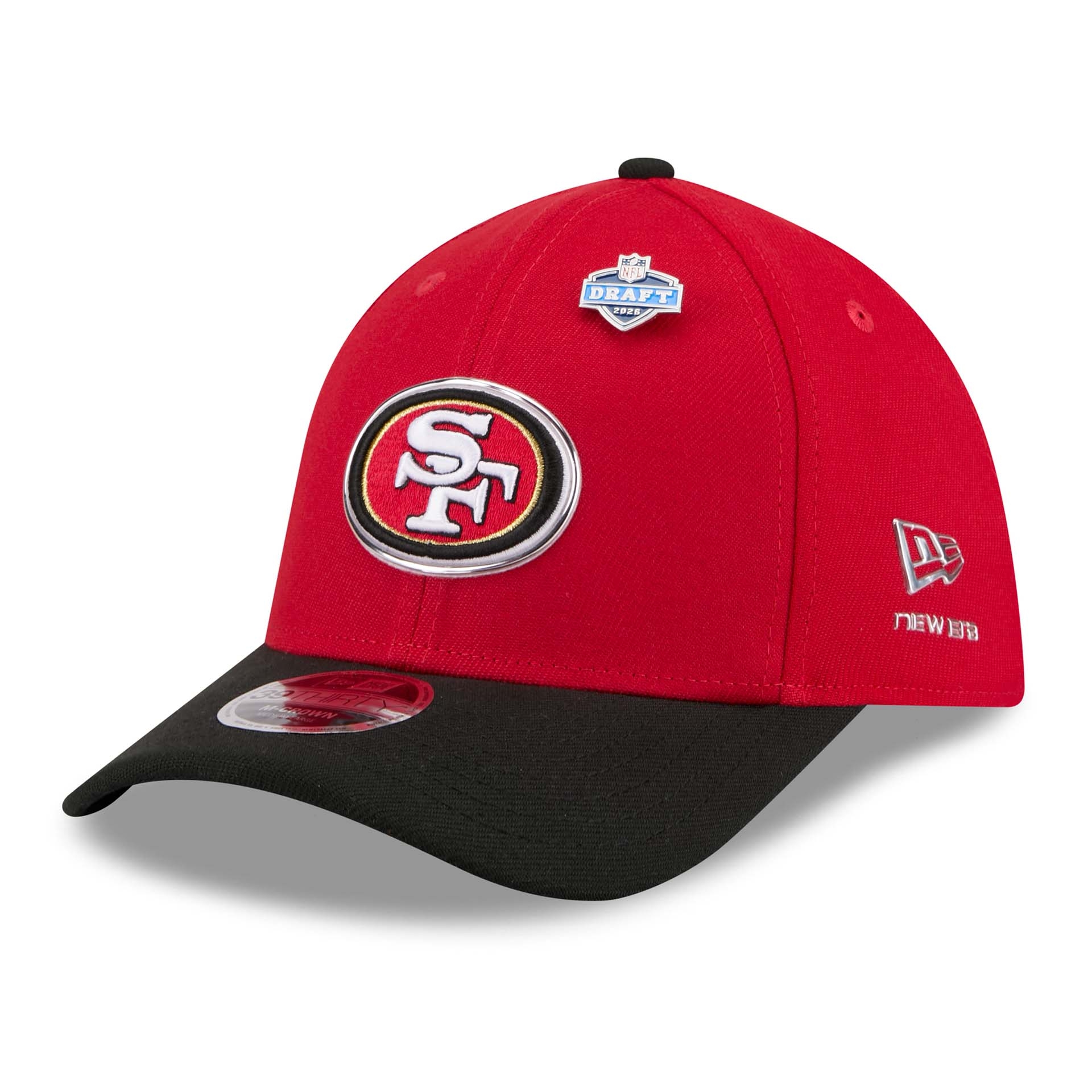 San Francisco 49ers 2026 NFL Draft 39THIRTY M-Crown Flex Cap