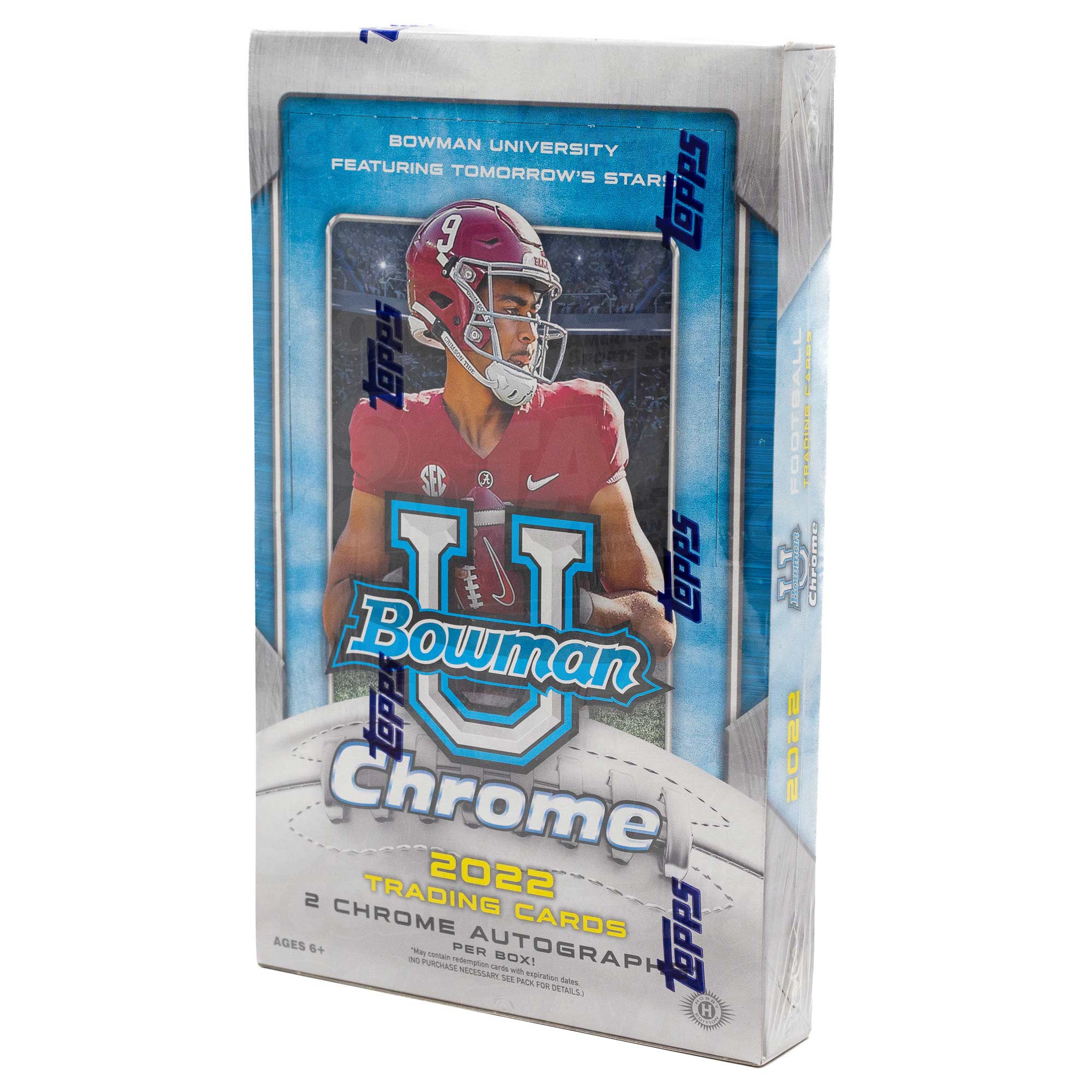 2022 Bowman Chrome University Football NCAA Hobby Box