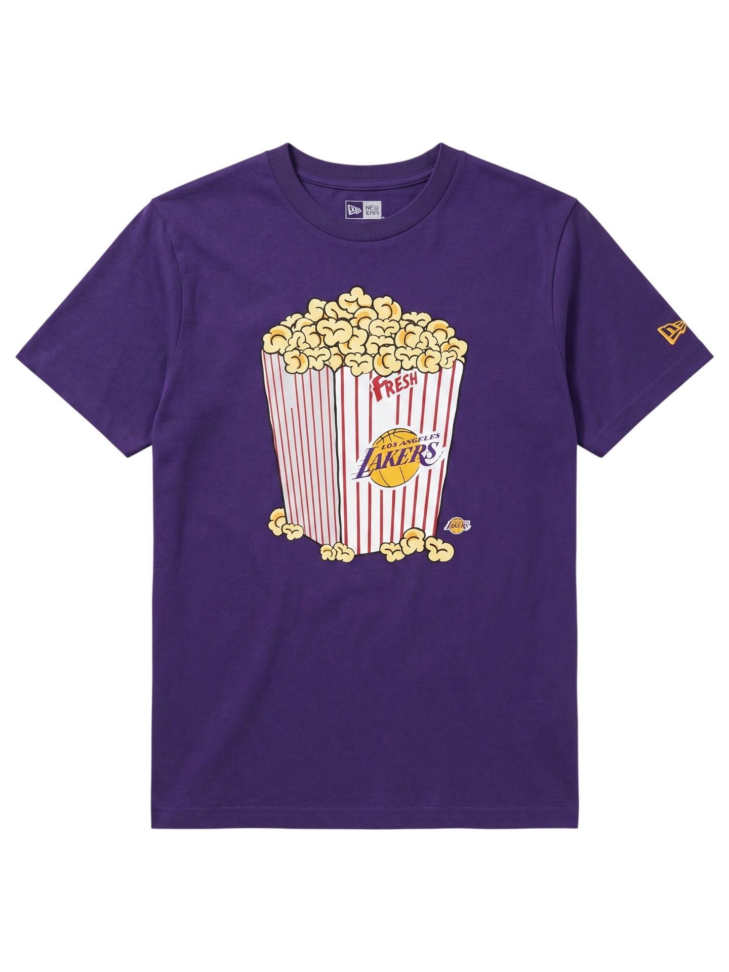 Los Angeles Lakers Popcorn Oversized NBA T-Shirt Lila
