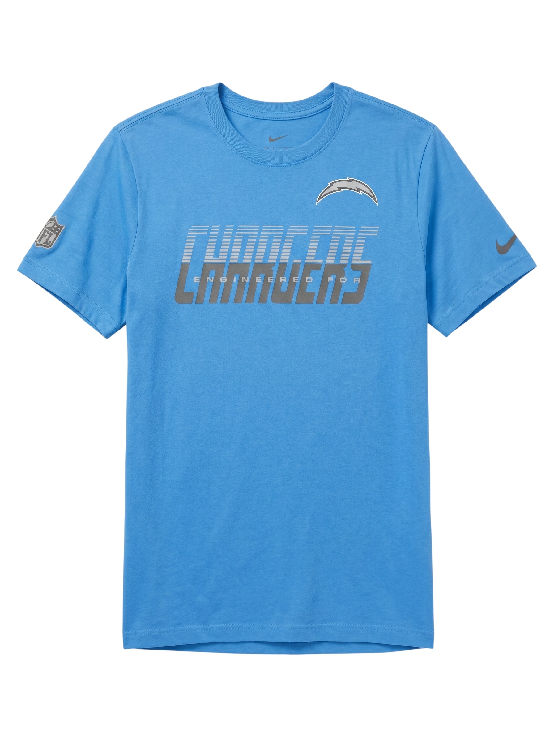 Los Angeles Chargers 2026 NFL Sideline Team Issue Dri-Fit T-Shirt Blau