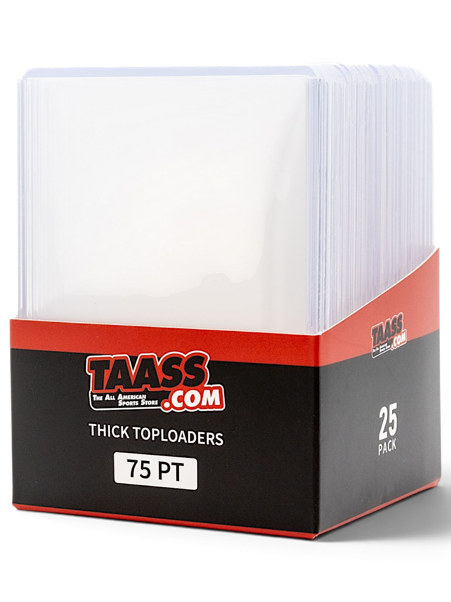 Toploaders 3 x 4" Thick - 75 pt (25/Pack)