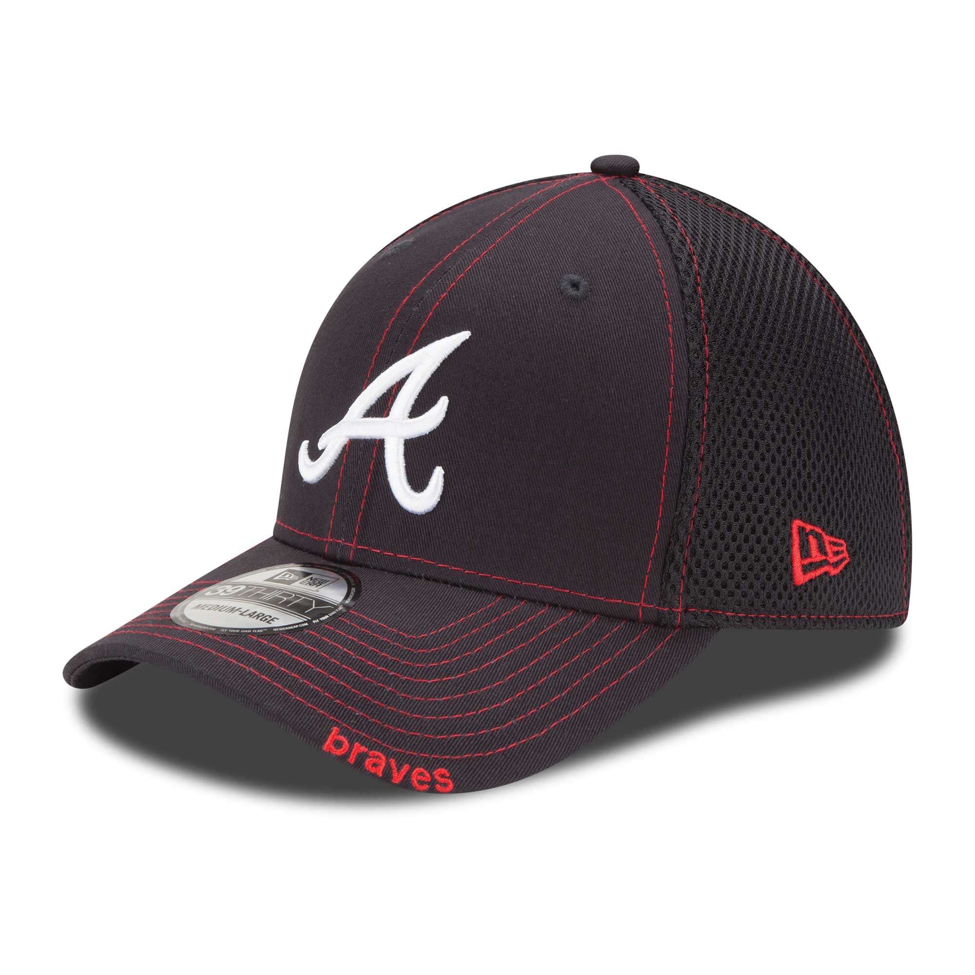Atlanta Braves Team Neo New Era 39THIRTY MLB Cap