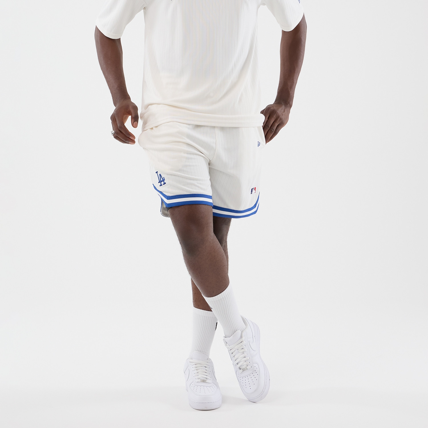 Los Angeles Dodgers Team Arch Oversized MLB Shorts Weiß