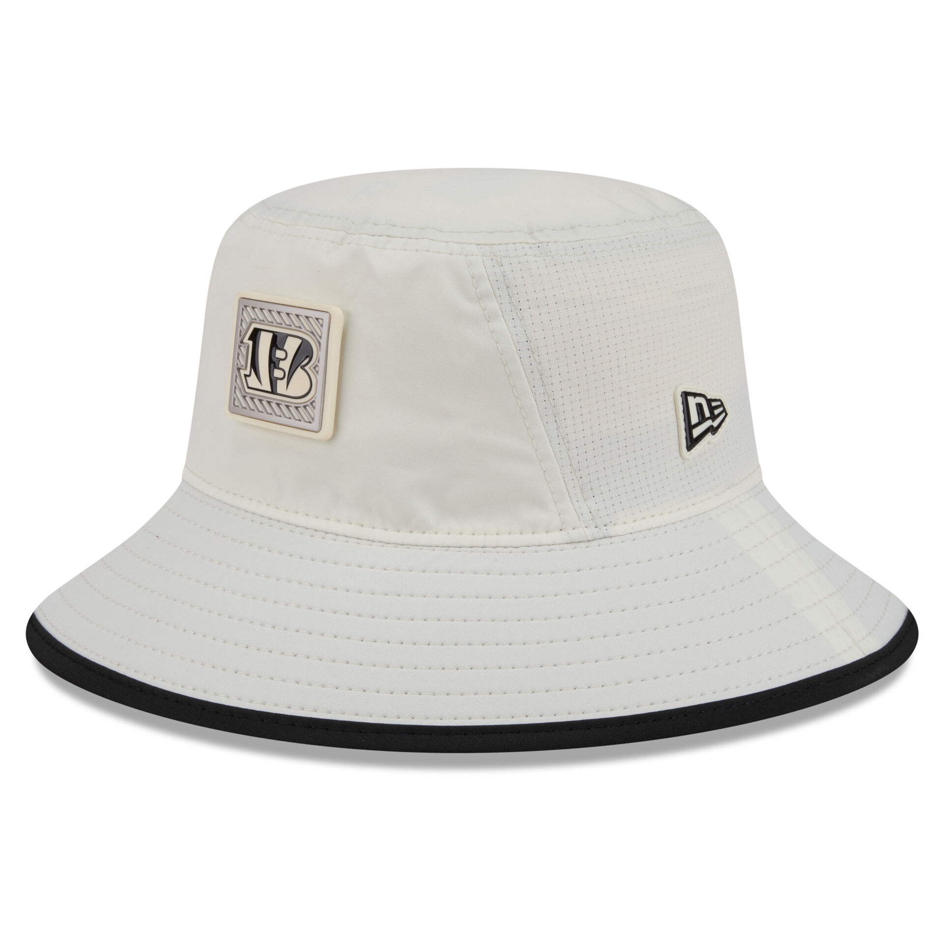 Cincinnati Bengals 2026 NFL Training Camp Stretch Bucket Hat Cream/Schwarz