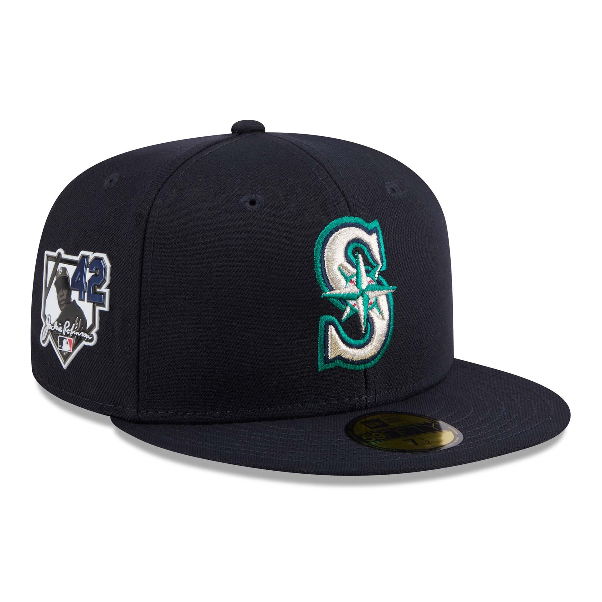 Seattle Mariners 2026 Jackie Robinson Day 59FIFTY Fitted Cap Navy