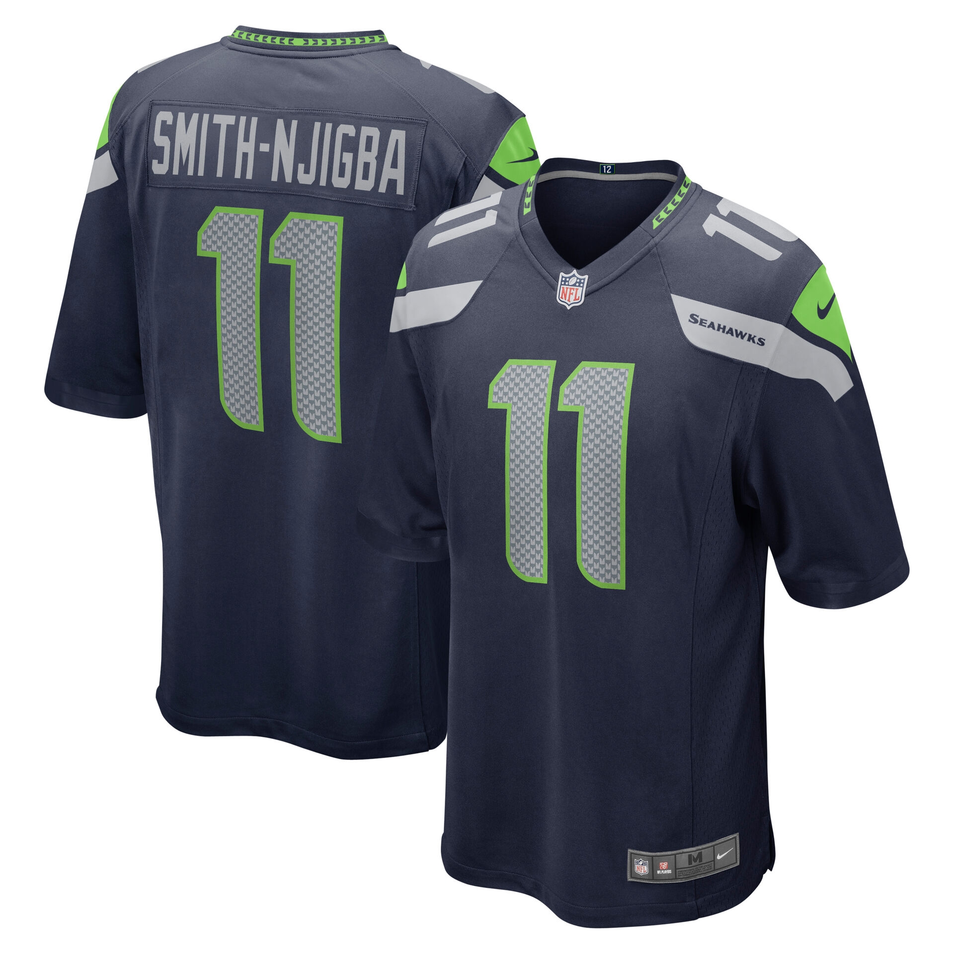 Jaxon Smith-Njigba #11 Seattle Seahawks Game NFL Jersey Navy