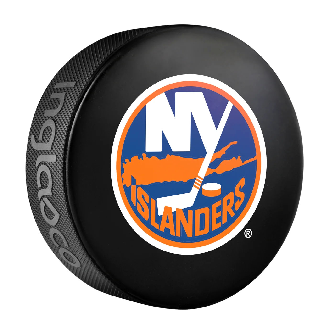 New York Islanders Logo Souvenir Collector NHL Puck