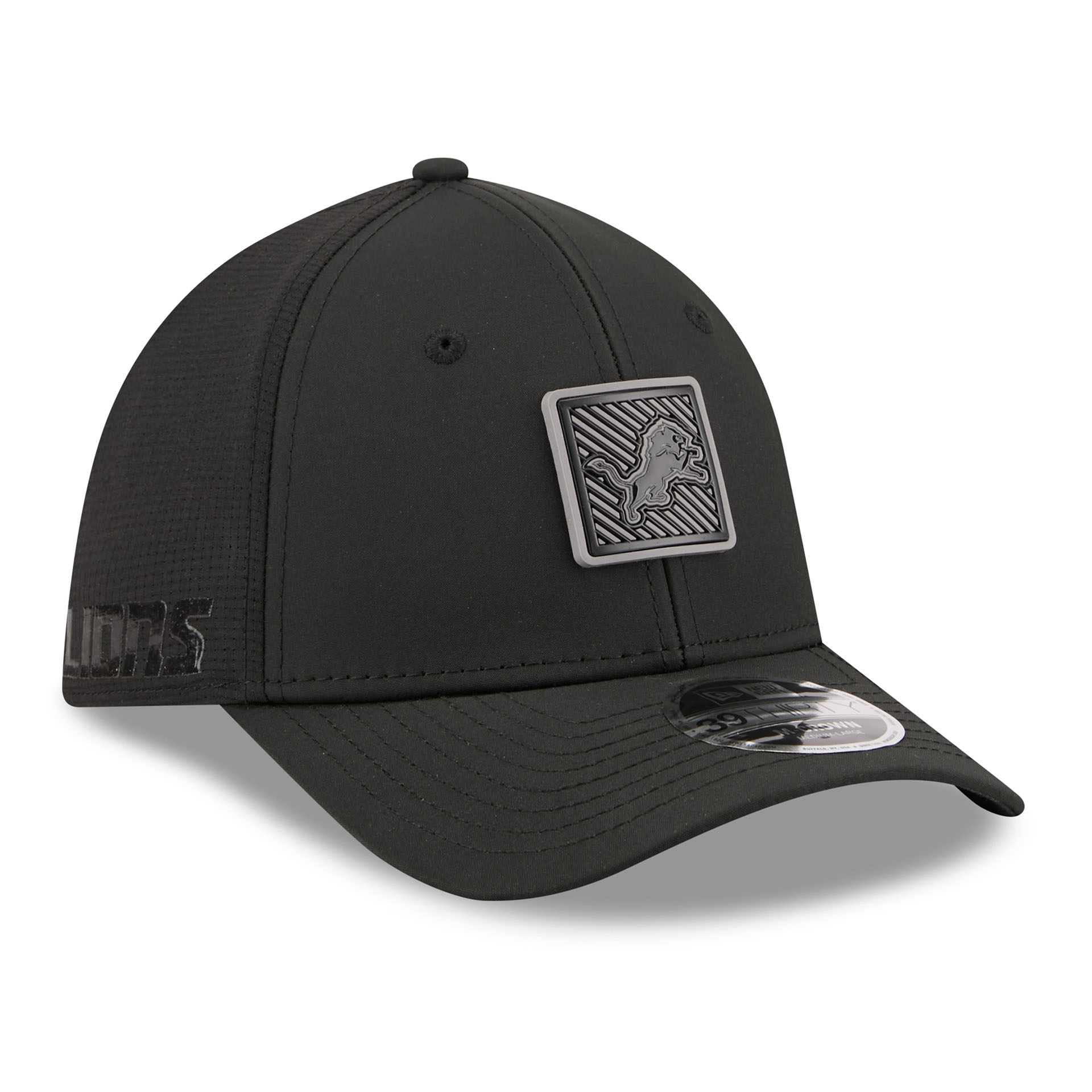 Detroit Lions Black 2026 NFL Training Camp 39THIRTY Flex Cap