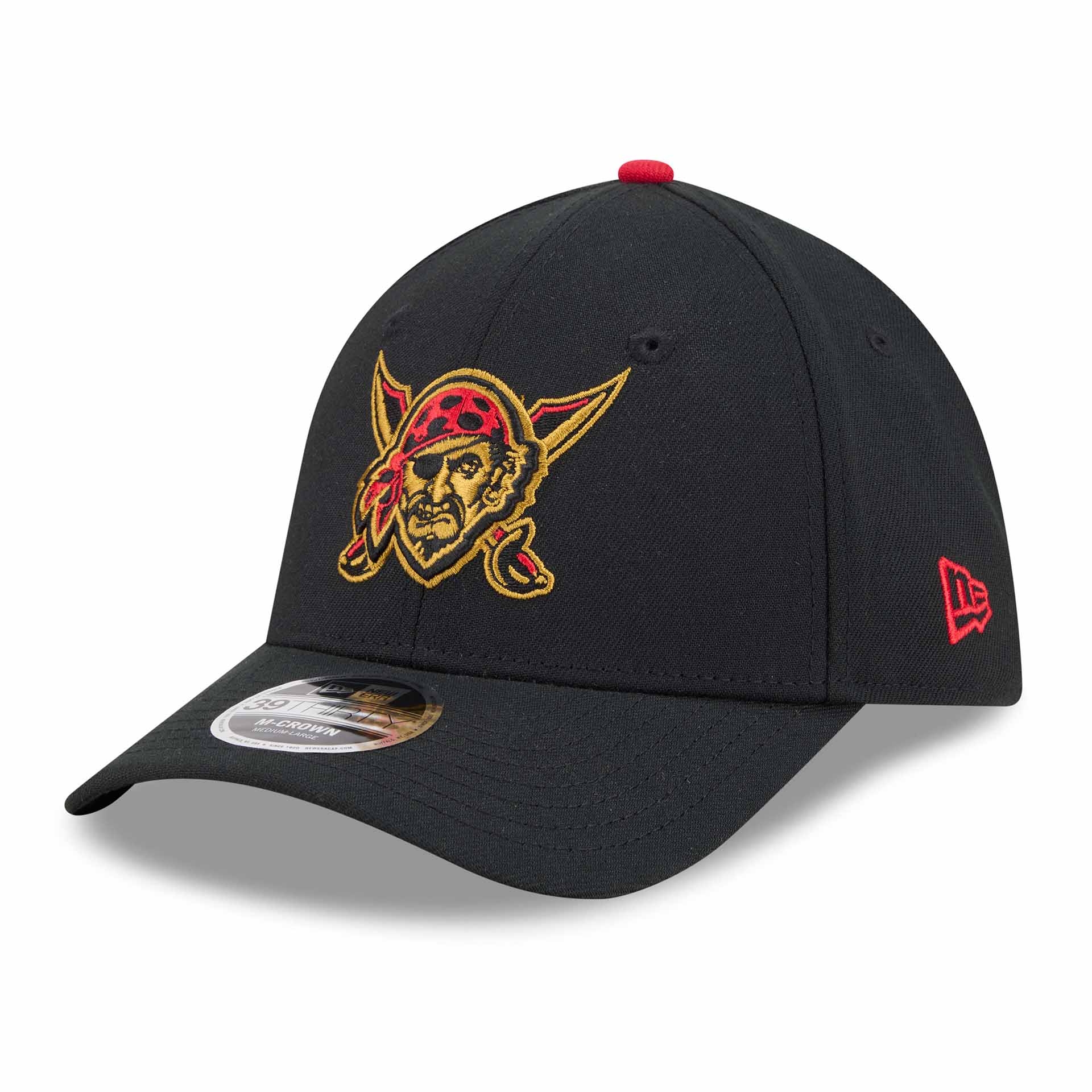 Pittsburgh Pirates MLB City Connect 39THIRTY M-Crown Flex Cap Black