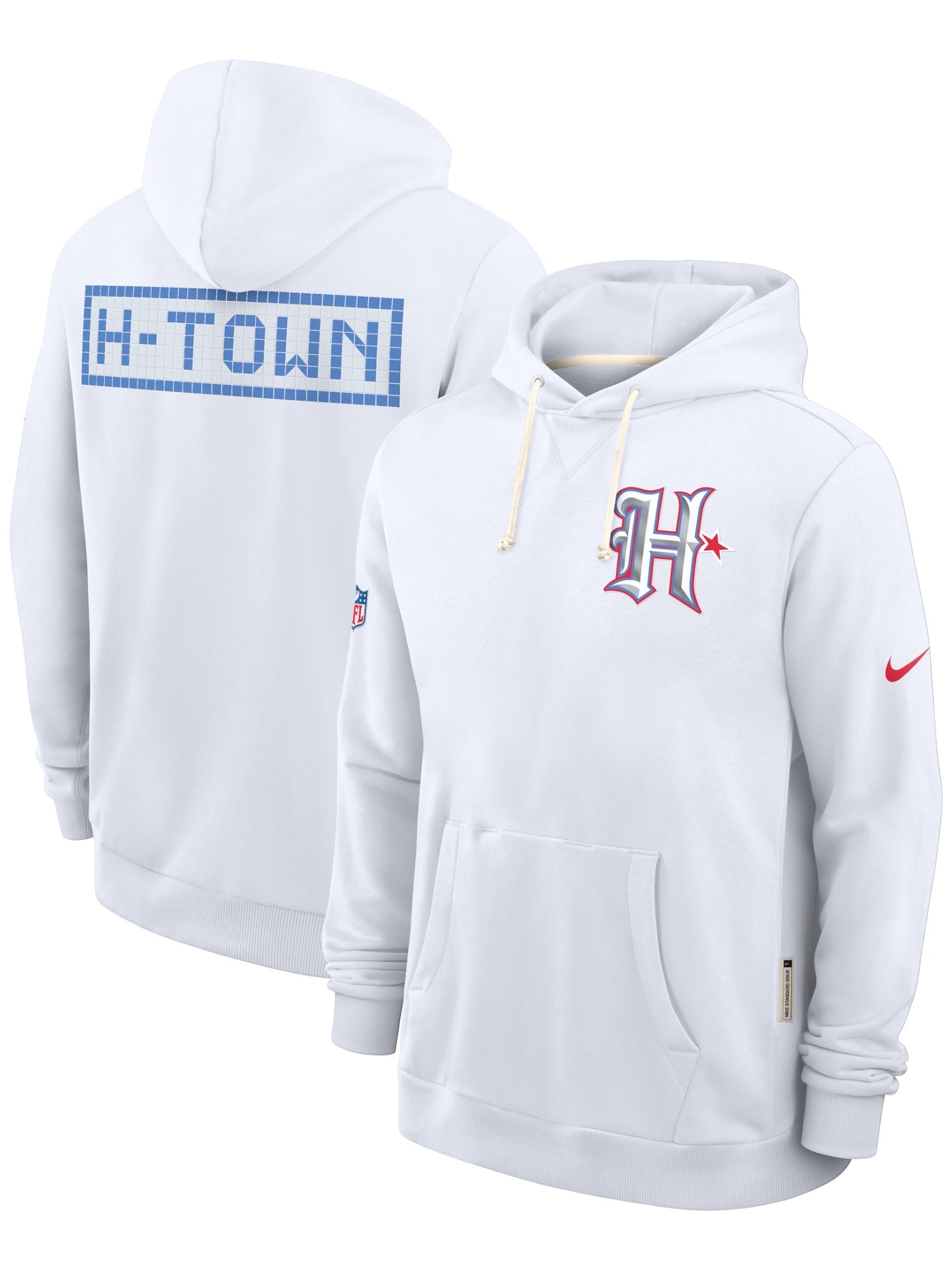 Houston Texans 2026 NFL Rivalries Sideline Standard Issue Hoodie Weiß