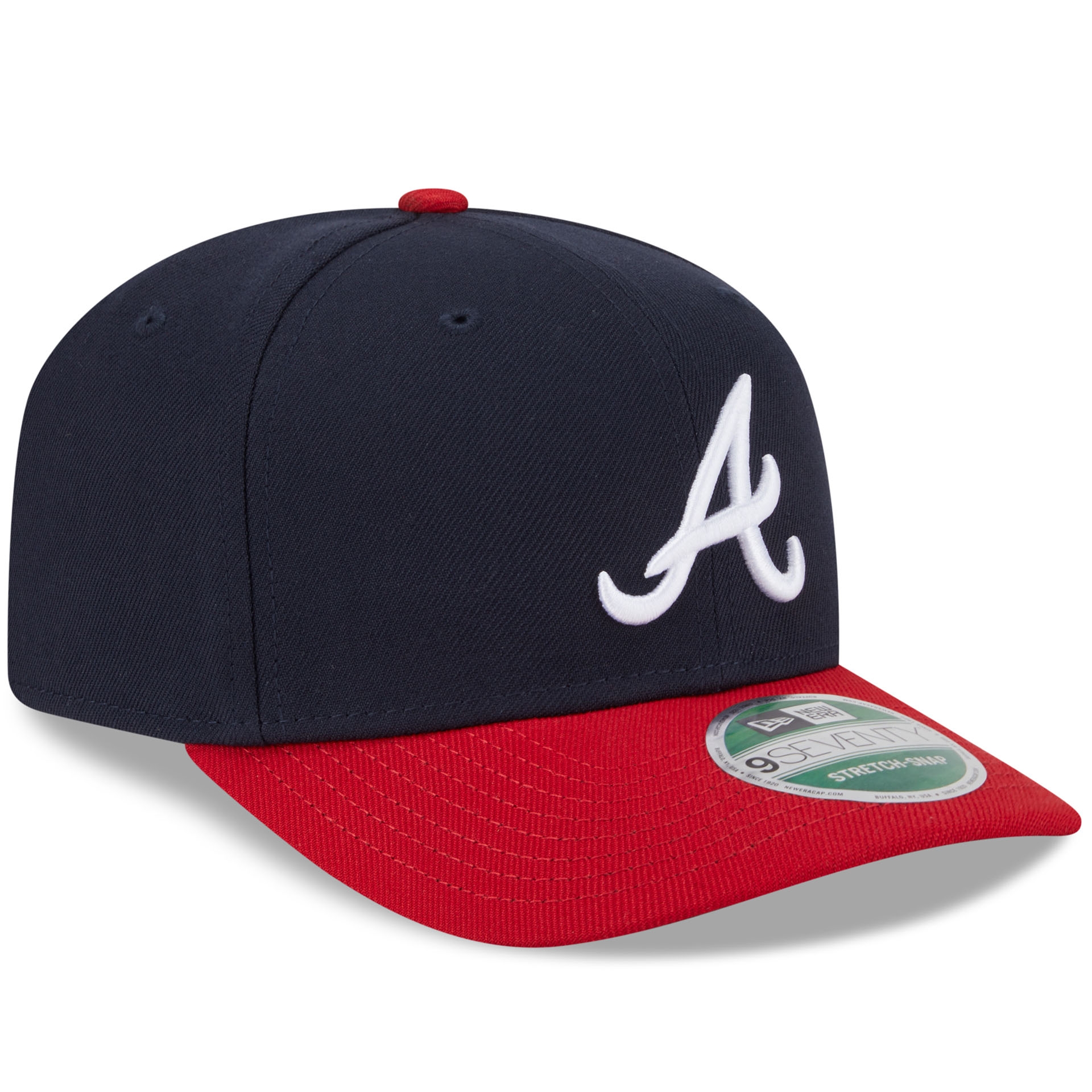 Atlanta Braves MLB Player Replica 9SEVENTY Stretch-Snap Cap Home