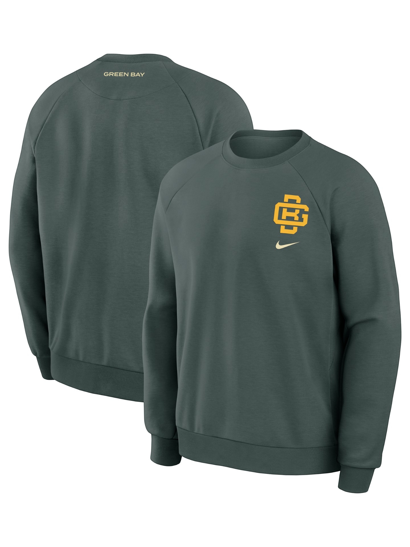 Green Bay Packers 2026 NFL Rivalries Dri-FIT Crewneck Pullover Grün