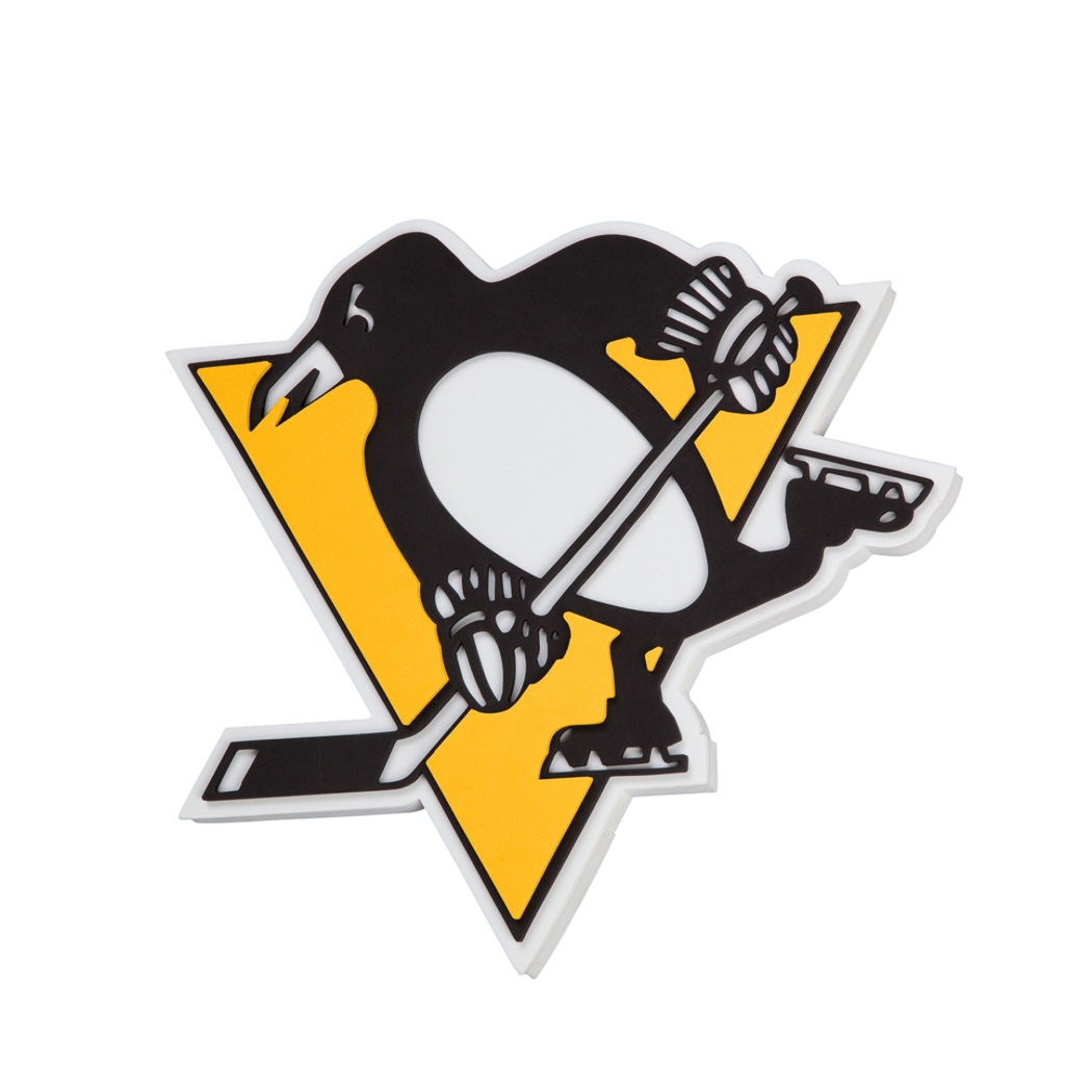 Pittsburgh Penguins NHL 3D Foam Logo Schild