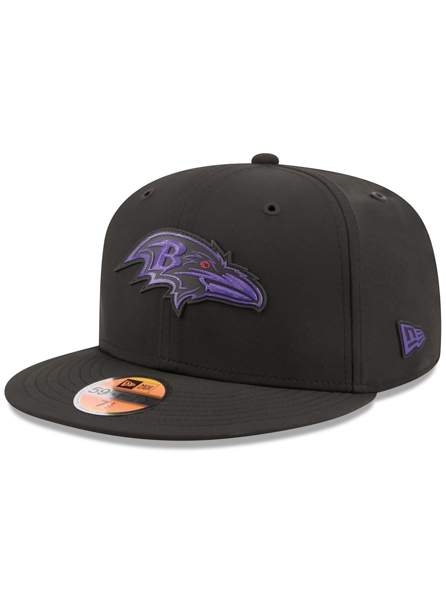 Baltimore Ravens 2026 NFL Sideline 59FIFTY Fitted Cap Schwarz