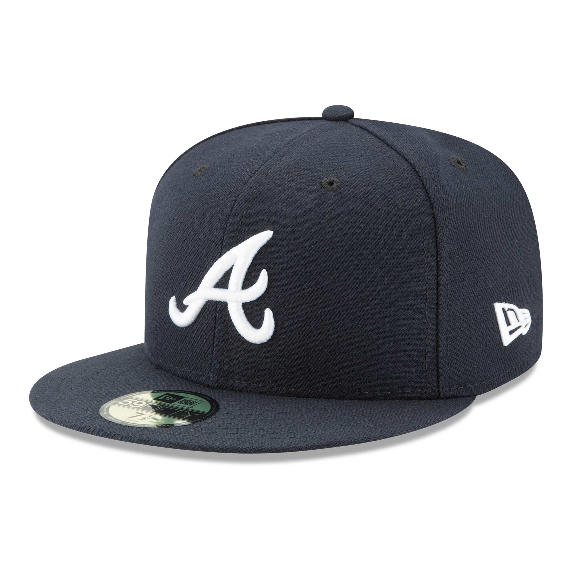 Atlanta Braves Authentic New Era 59FIFTY Fitted MLB Cap Road
