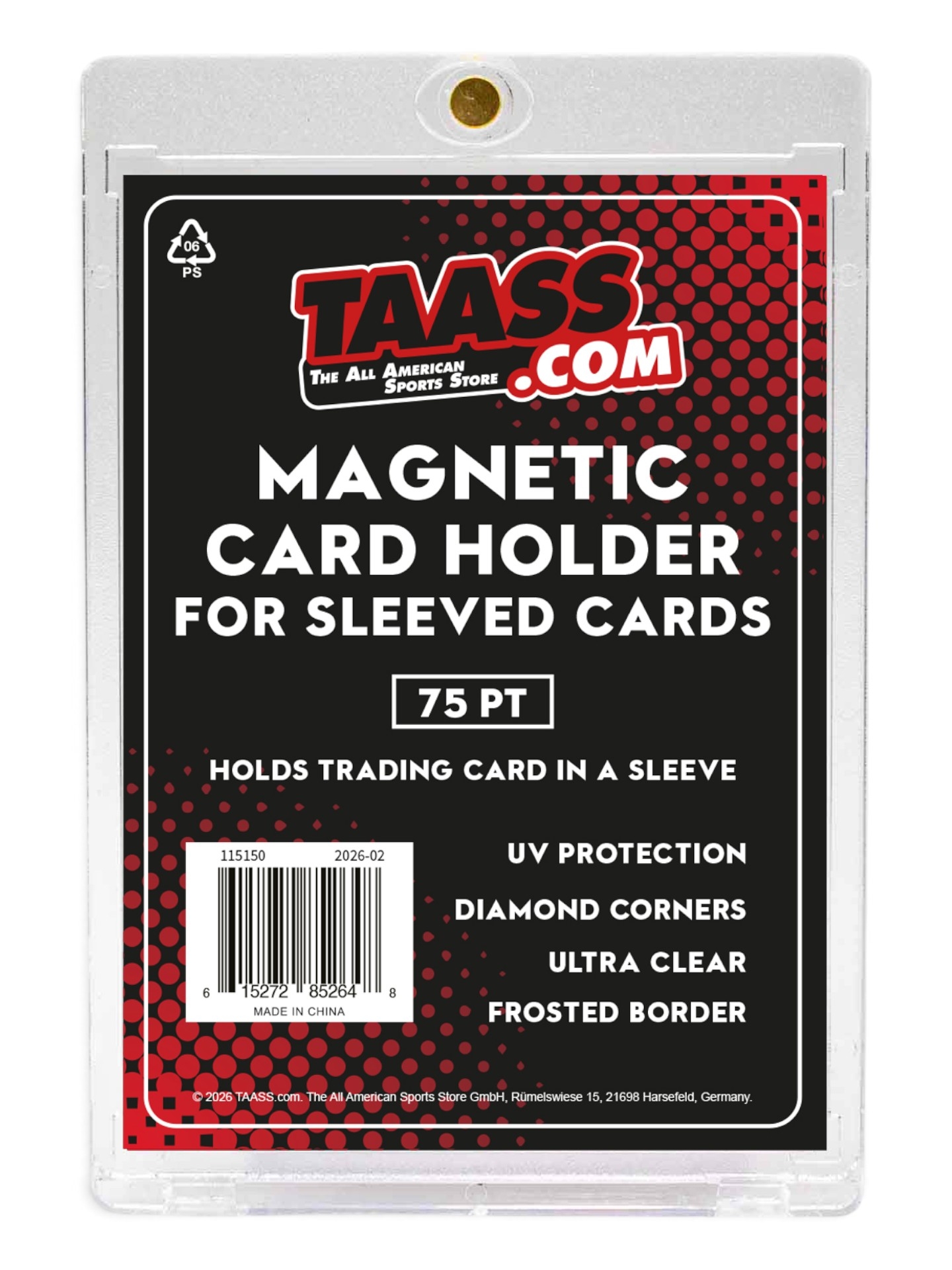 Magnetic Sleeved Card Holder - 75 pt