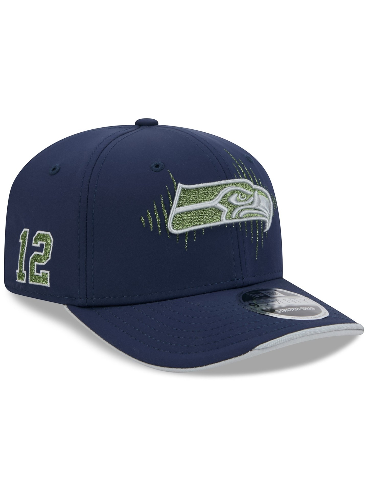 Seattle Seahawks 2026 NFL Rivalries Sideline 9SEVENTY Stretch-Snap Cap Navy