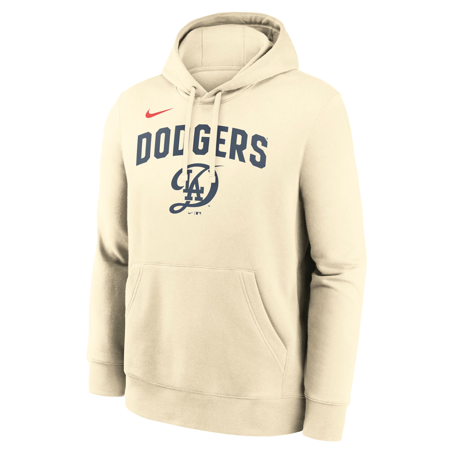 Los Angeles Dodgers City Connect Club MLB Hoodie Cream