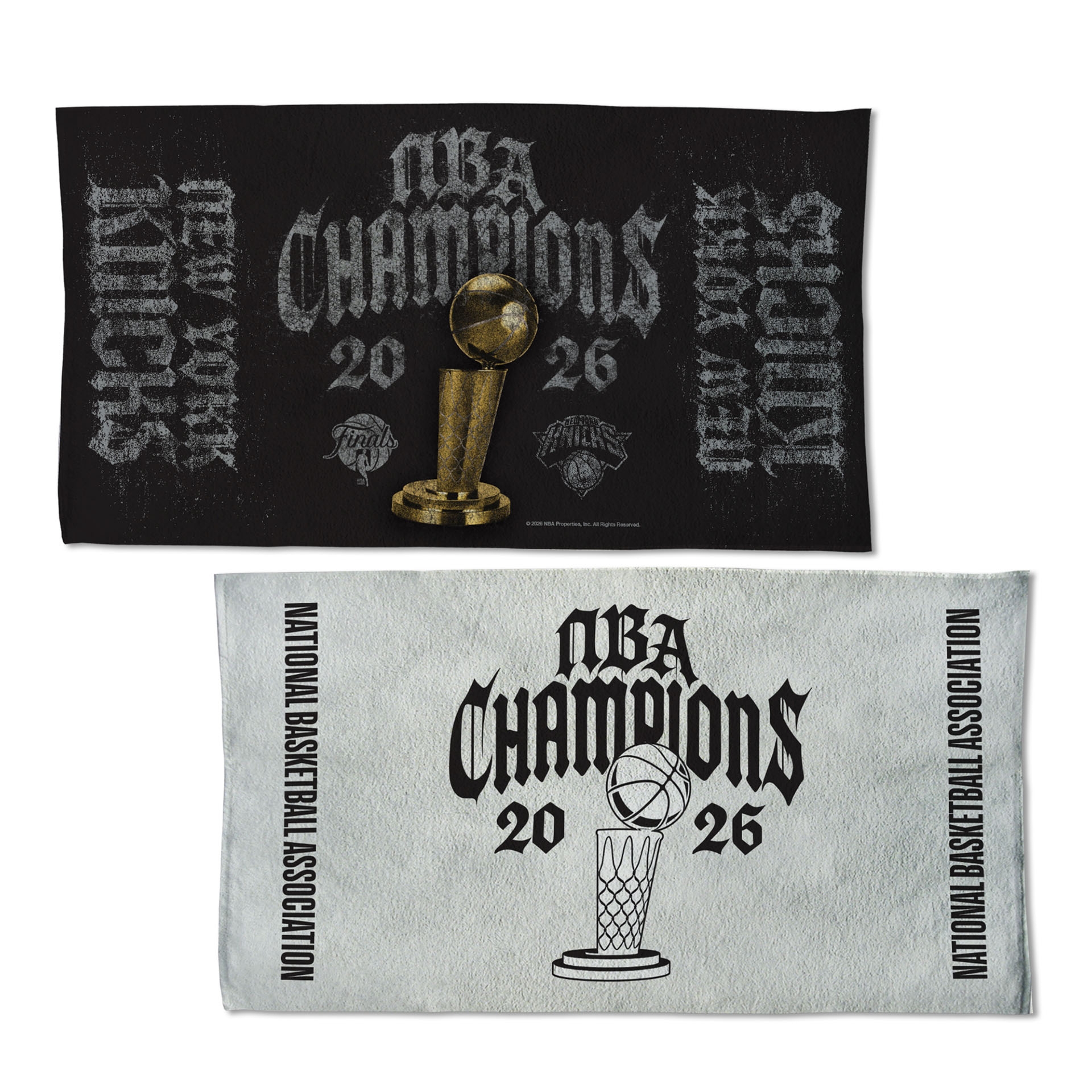 New York Knicks 2026 NBA Champions On-Court Locker Room Handtuch