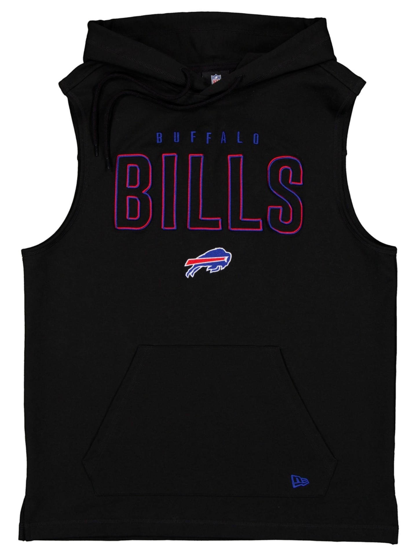 Buffalo Bills 2026 NFL Sideline Sleeveless Hoodie Schwarz