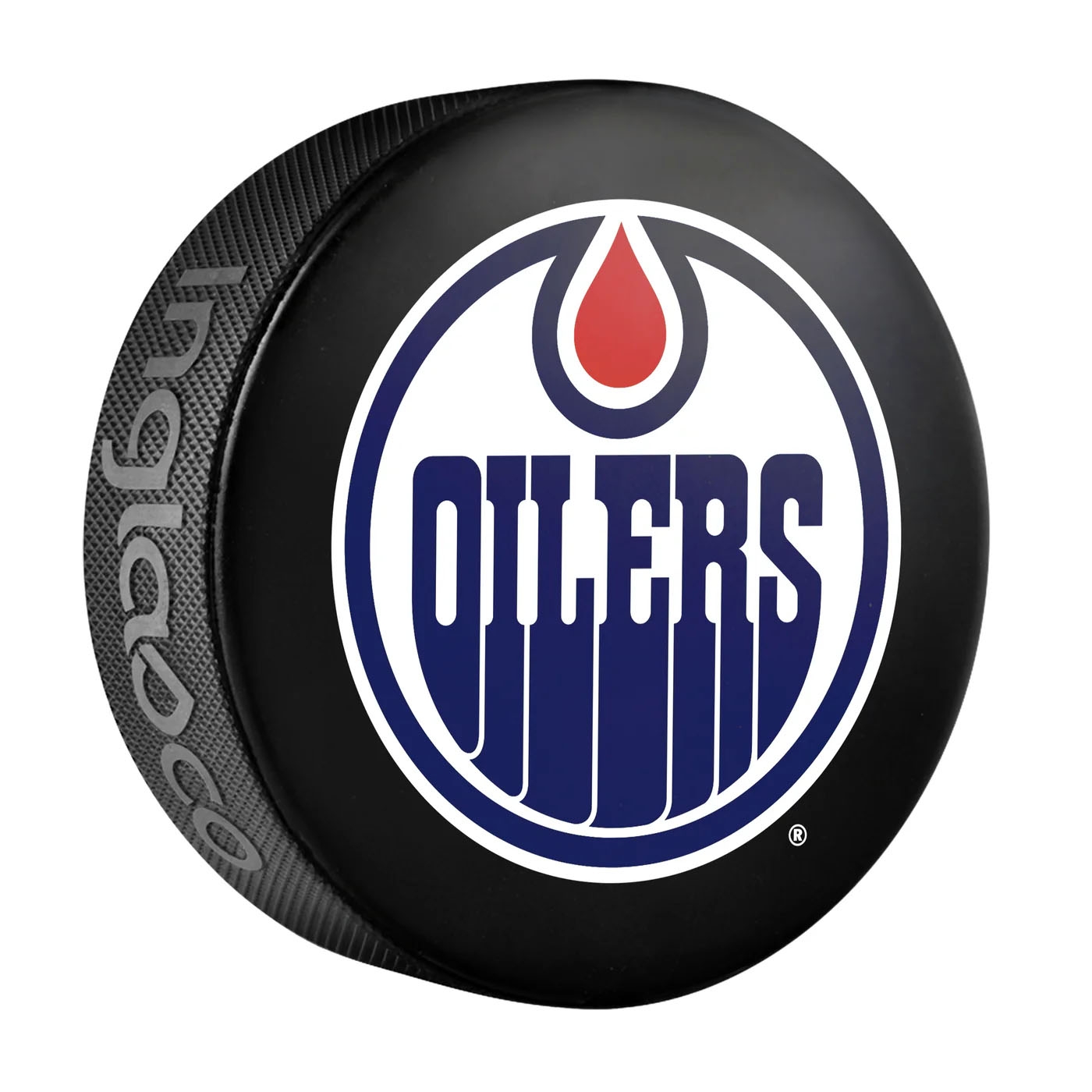 Edmonton Oilers Logo Souvenir Collector NHL Puck