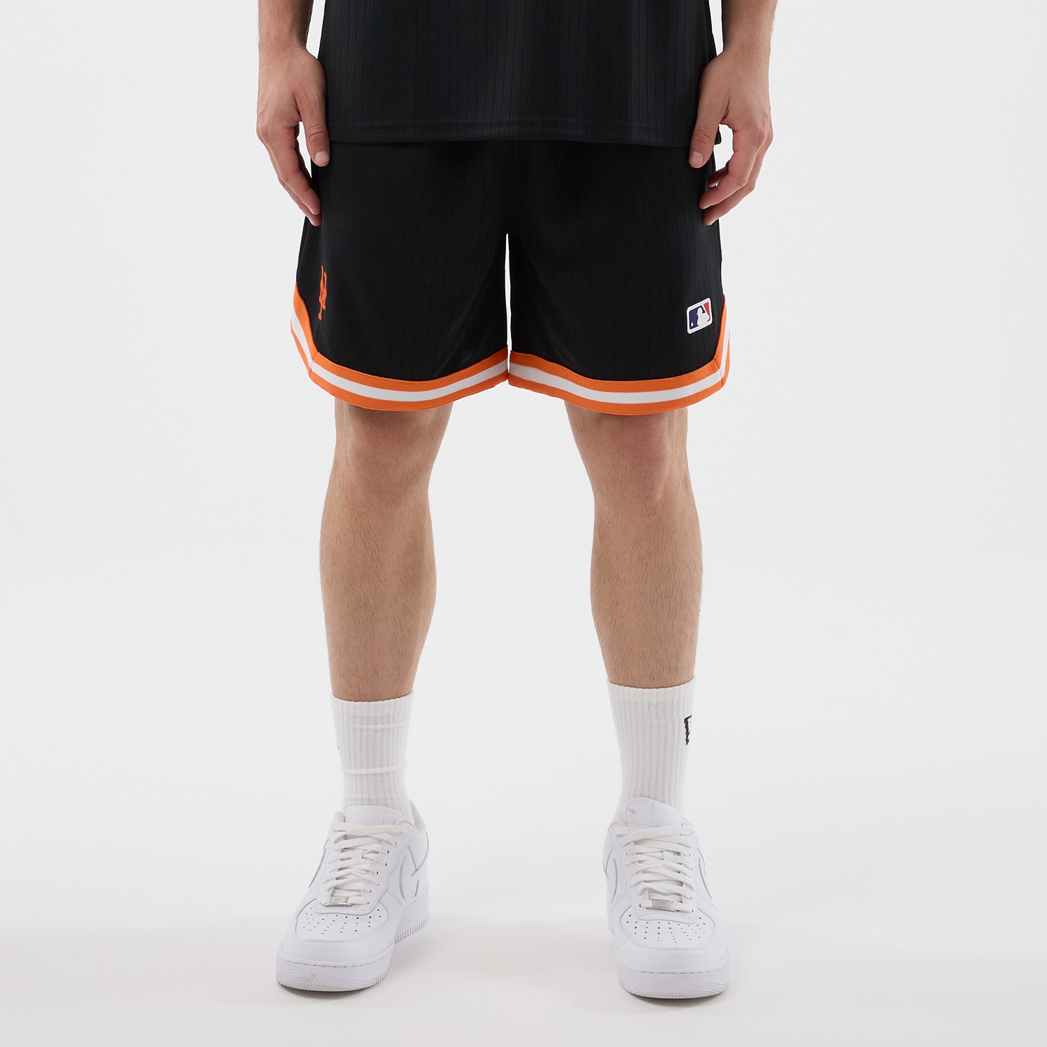 New York Mets Team Arch Oversized MLB Shorts Schwarz