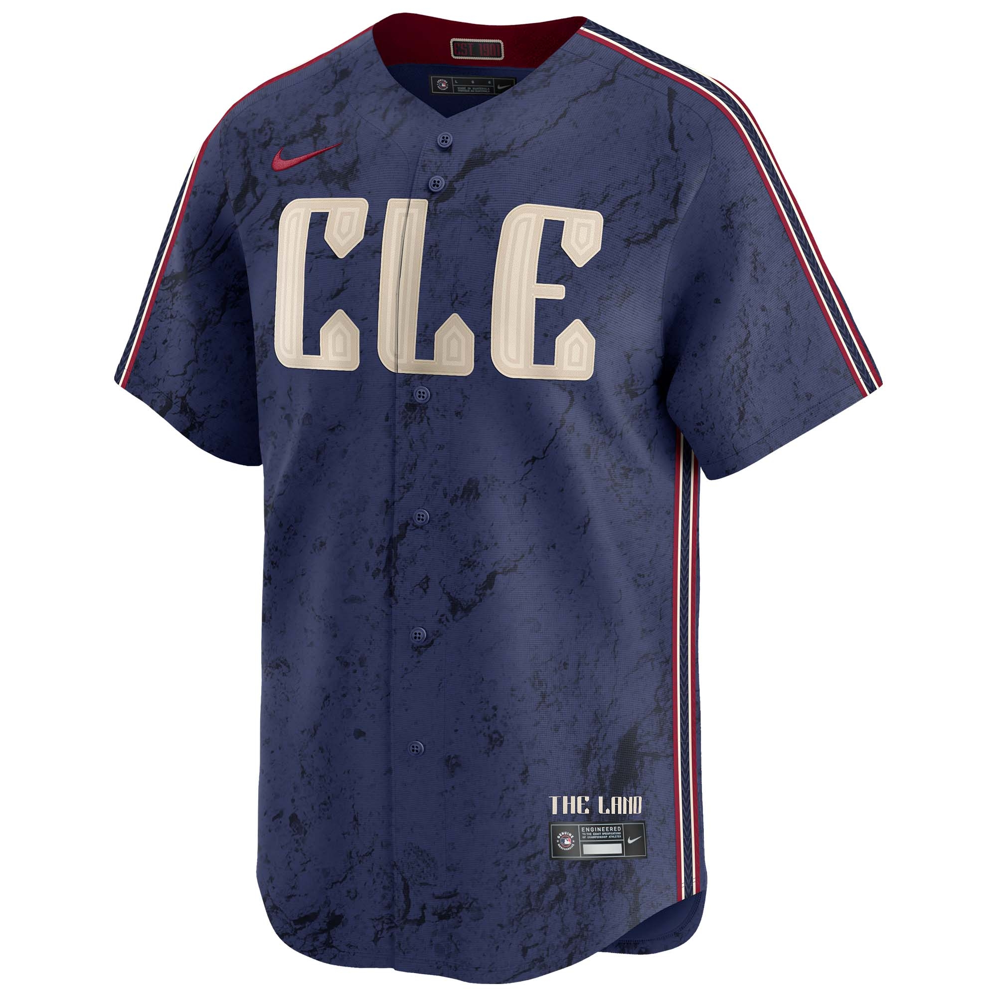 Cleveland Guardians Limited City Connect MLB Trikot Navy