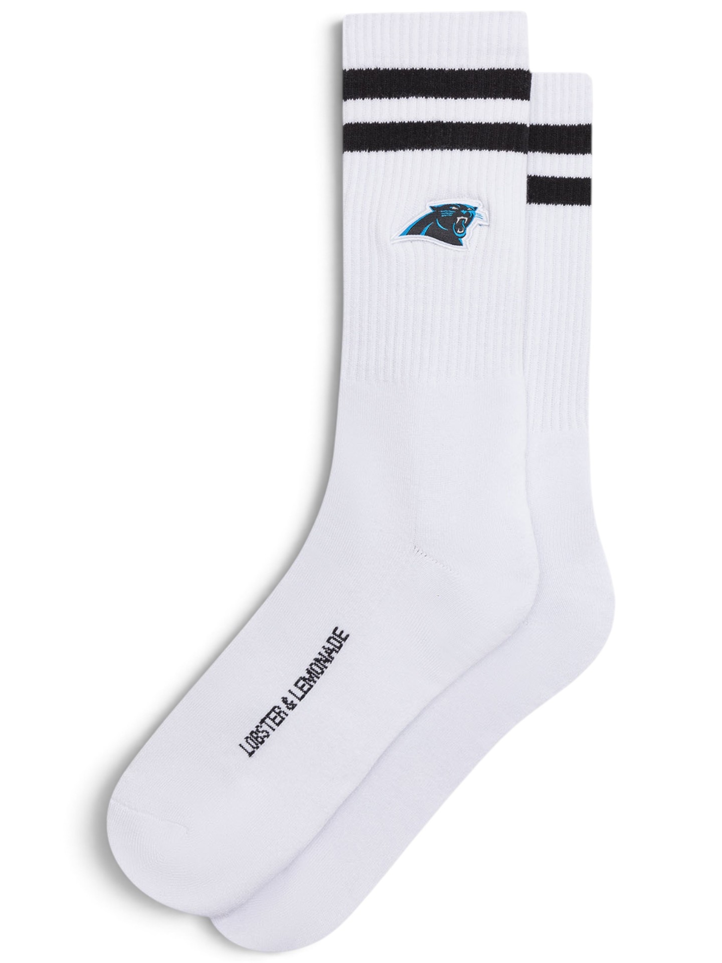 Carolina Panthers L&L '90 Classics NFL Crew Socken Weiß