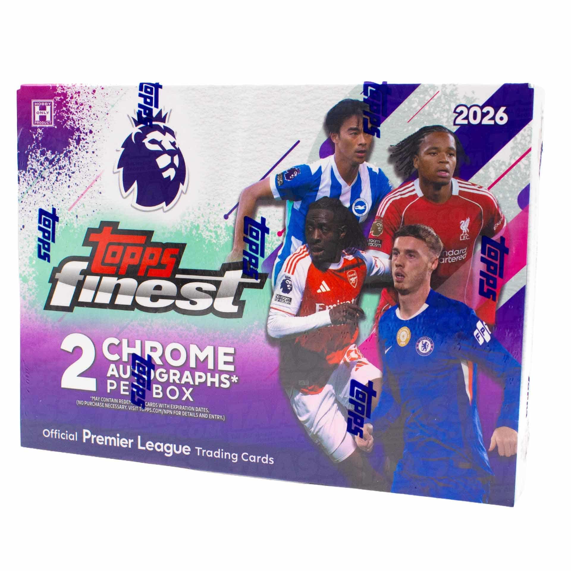 (LIVE BREAK) 2025/26 Topps Finest Premier League Soccer EPL Hobby Box