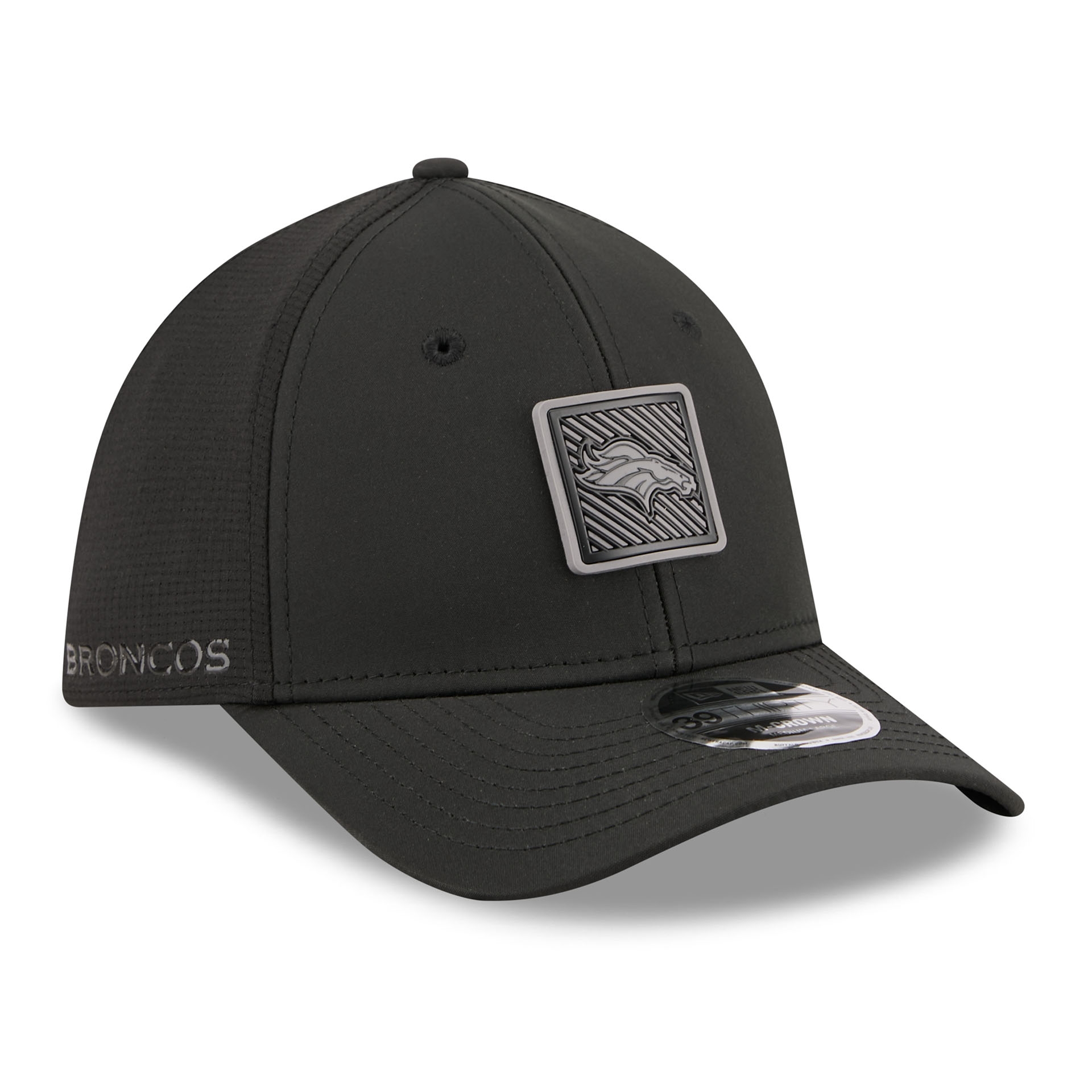 Denver Broncos Black 2026 NFL Training Camp 39THIRTY Flex Cap