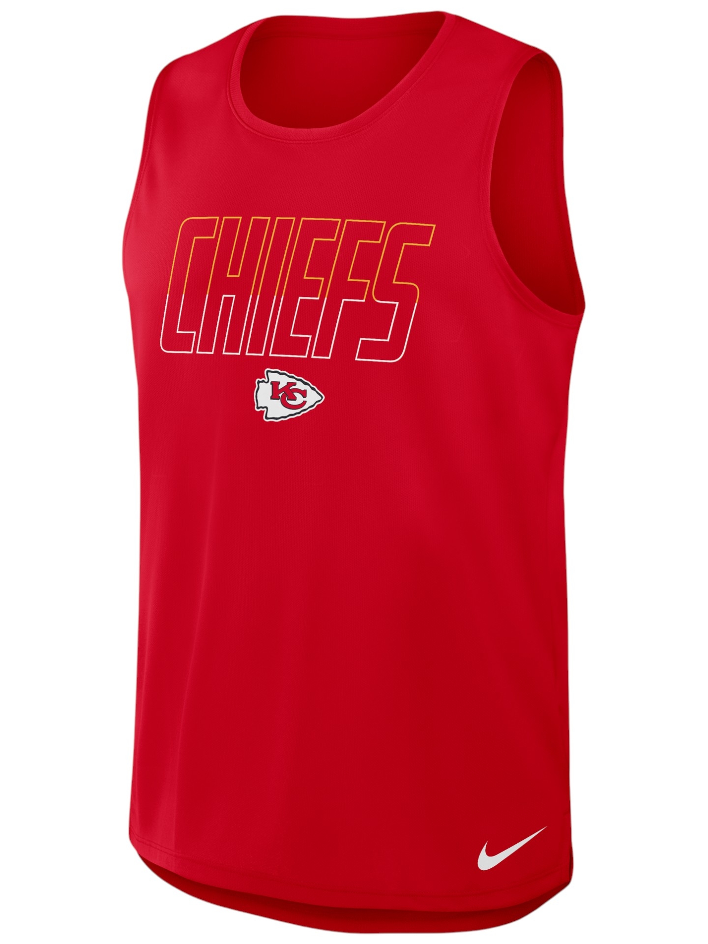 Kansas City Chiefs Miler Dri-FIT NFL Muscle Tank Top Rot