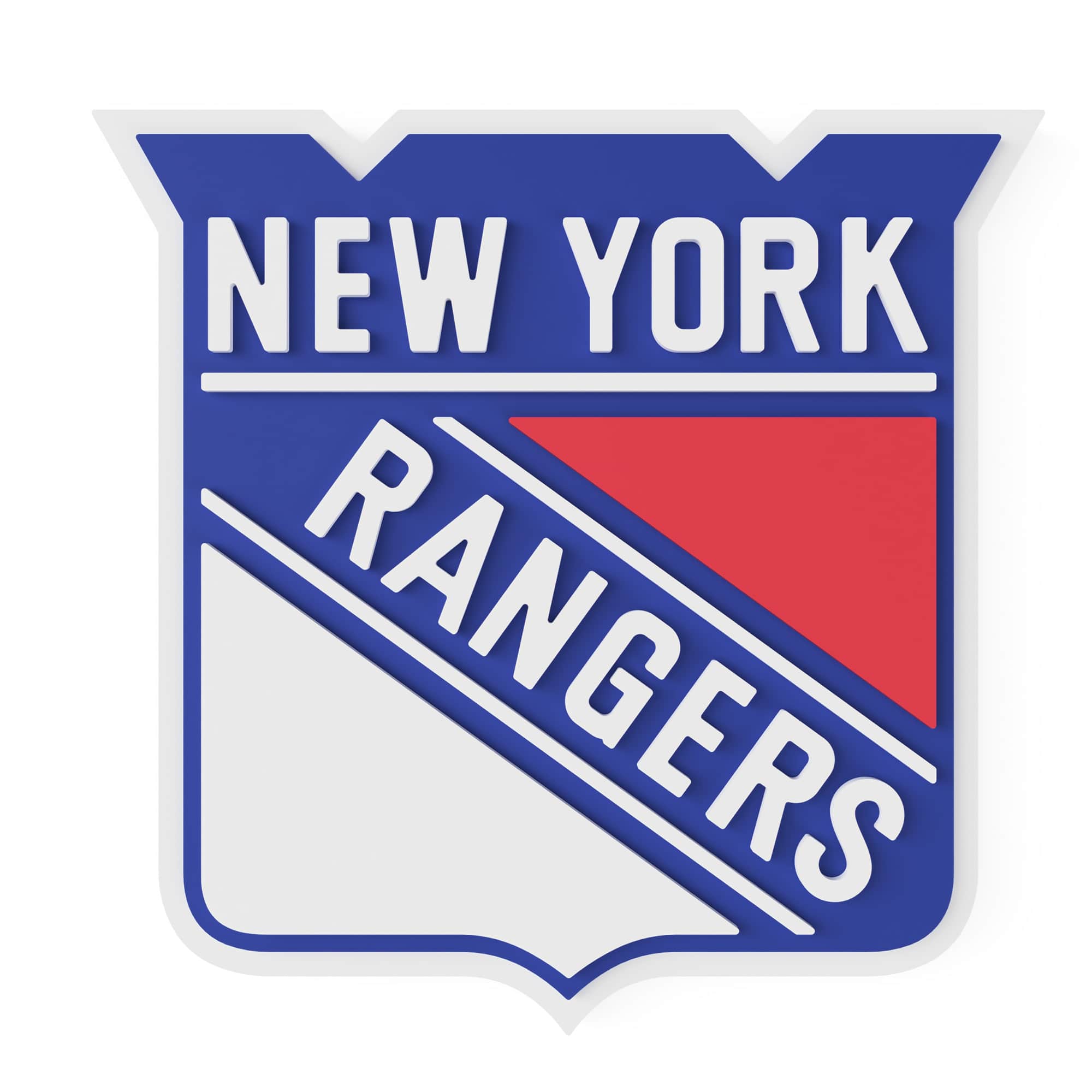 New York Rangers NHL 3D Foam Logo Schild