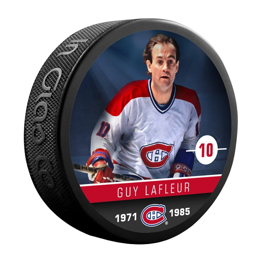 Guy Lafleur Montreal Canadiens Alumni NHL Puck