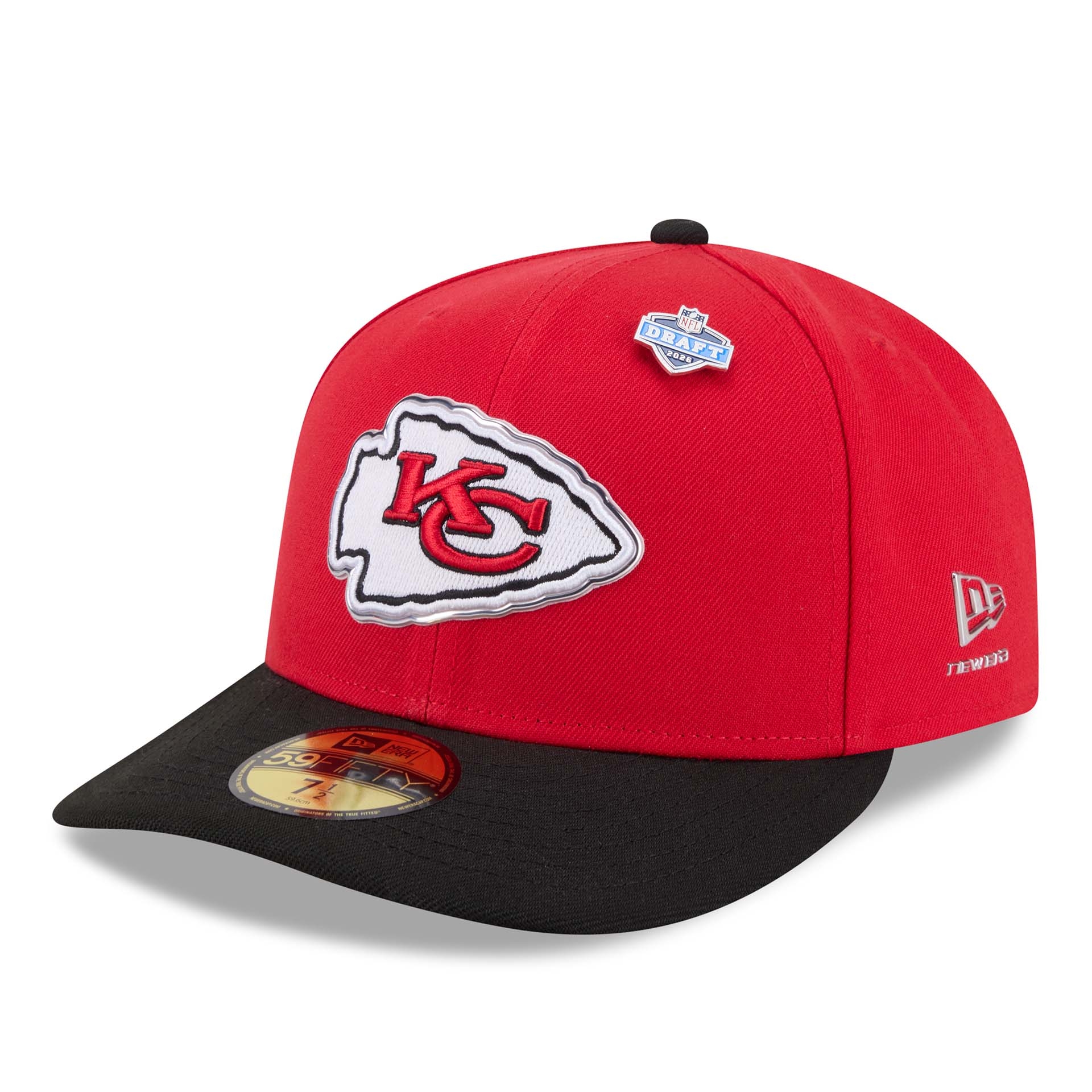 Kansas City Chiefs 2026 NFL Draft Pre-Curved 59FIFTY Fitted Cap