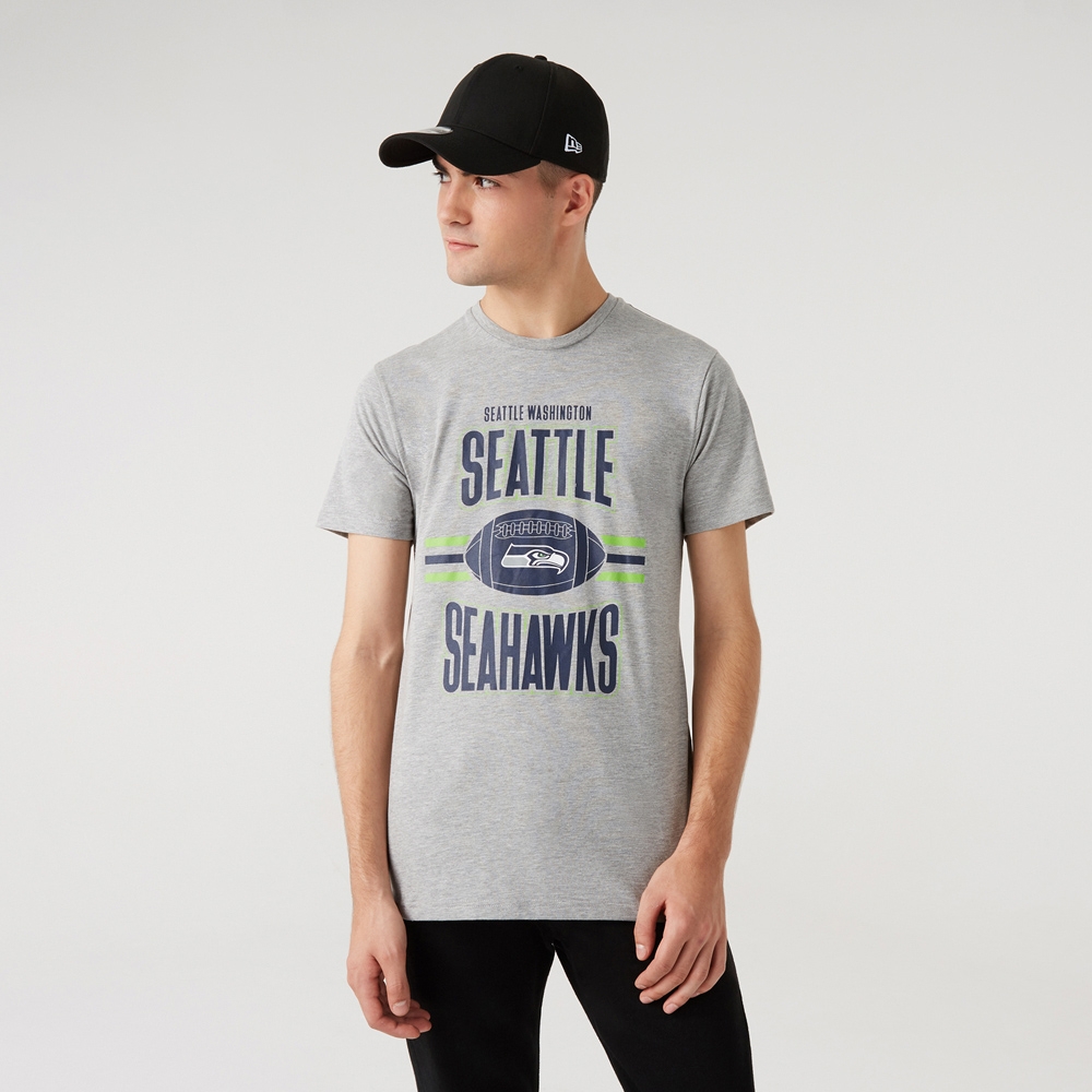 Seattle Seahawks Football New Era NFL T-Shirt Grey