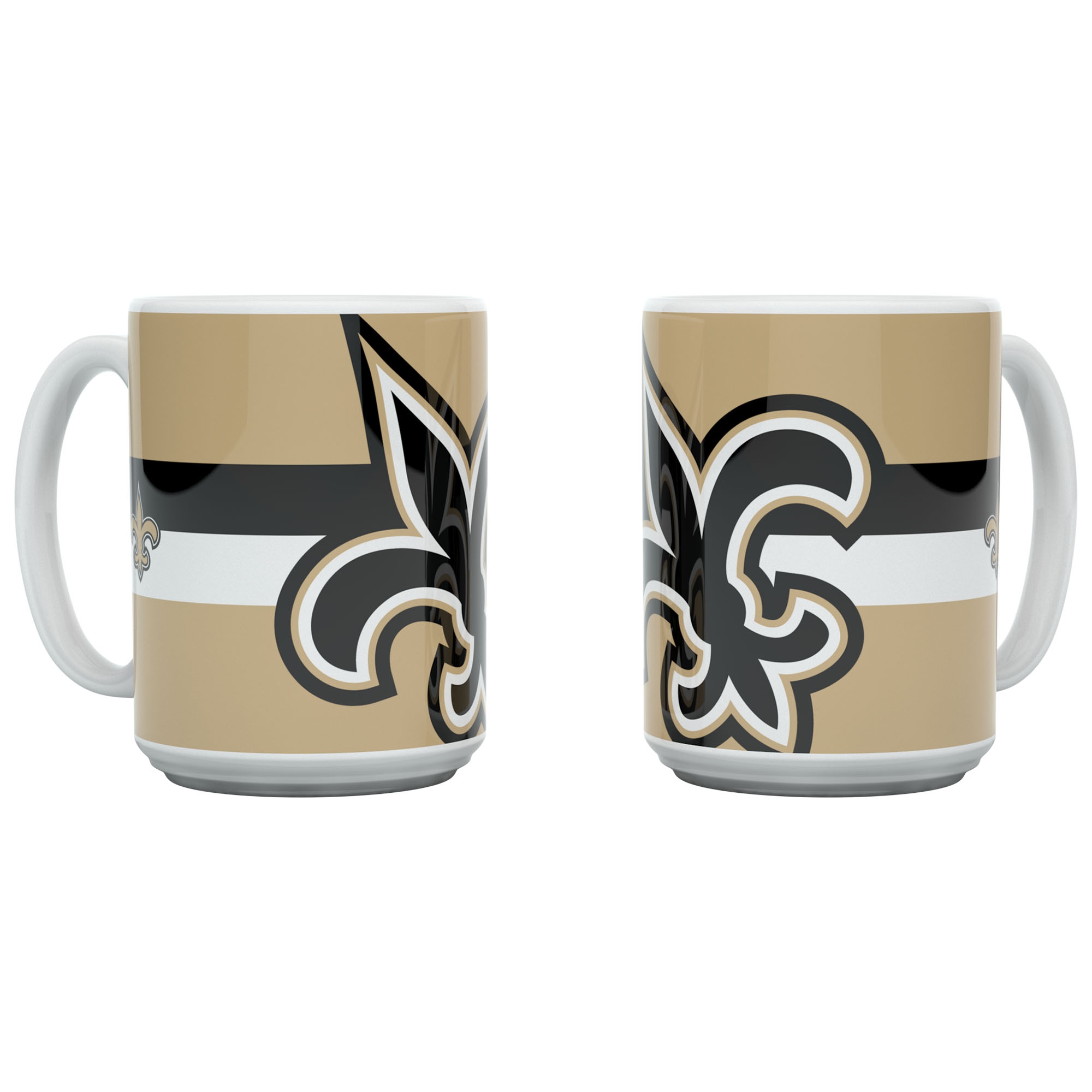 New Orleans Saints Triple Logo Jumbo NFL Becher (450 ml)