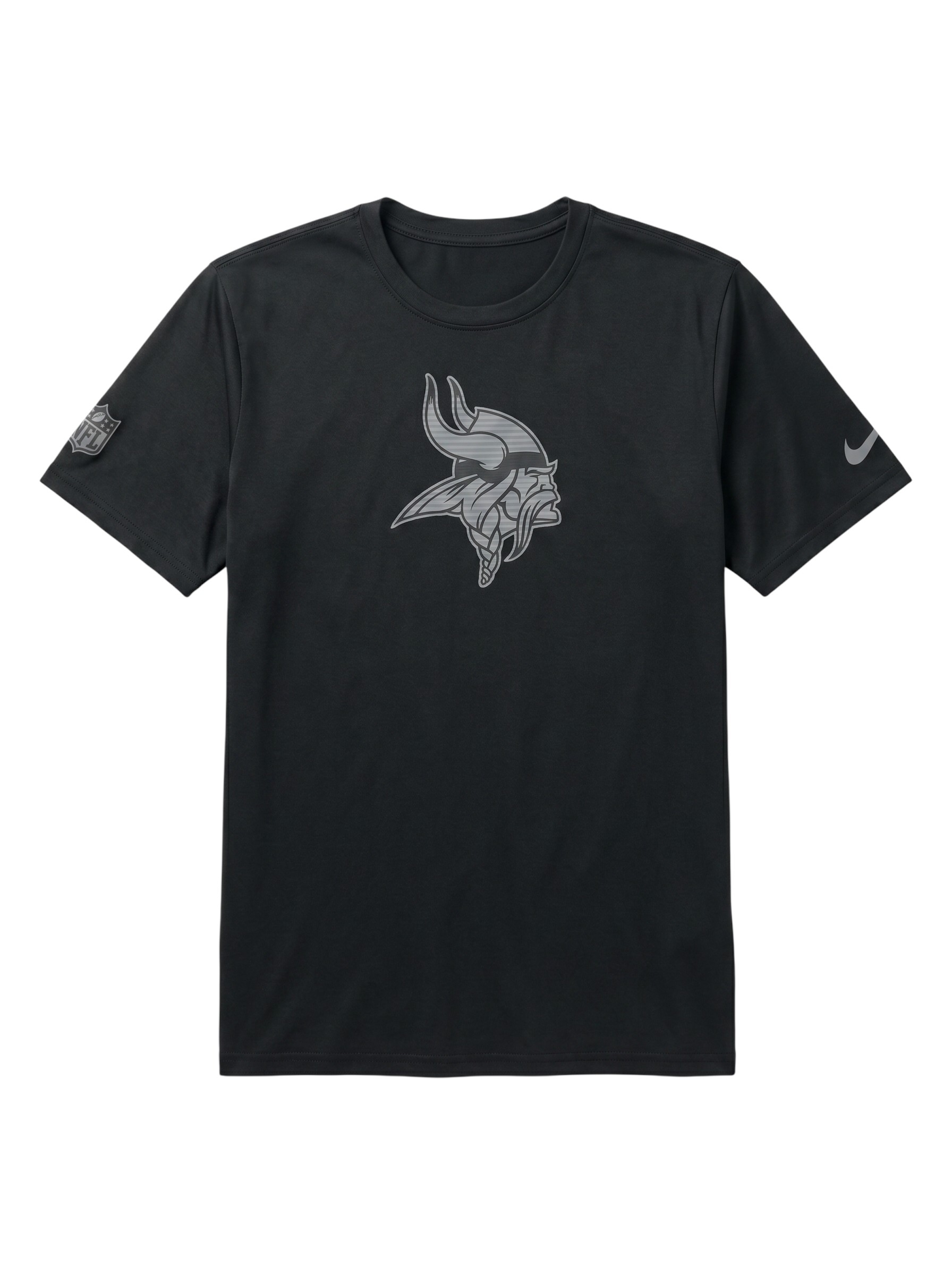 Minnesota Vikings 2026 NFL Sideline Lead The Charge Legend T-Shirt Schwarz
