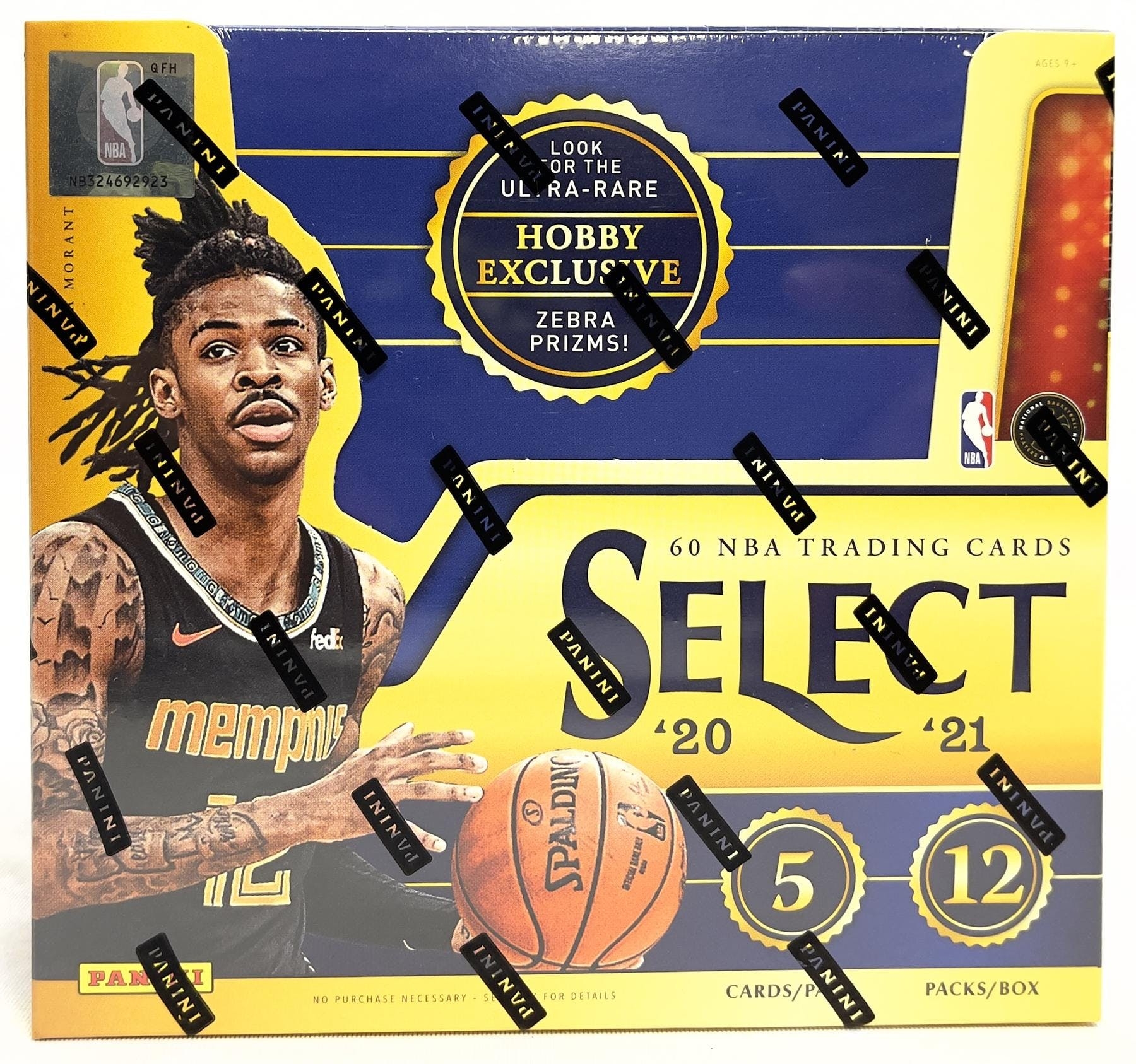 2020/21 Panini Select Basketball Hobby Box NBA