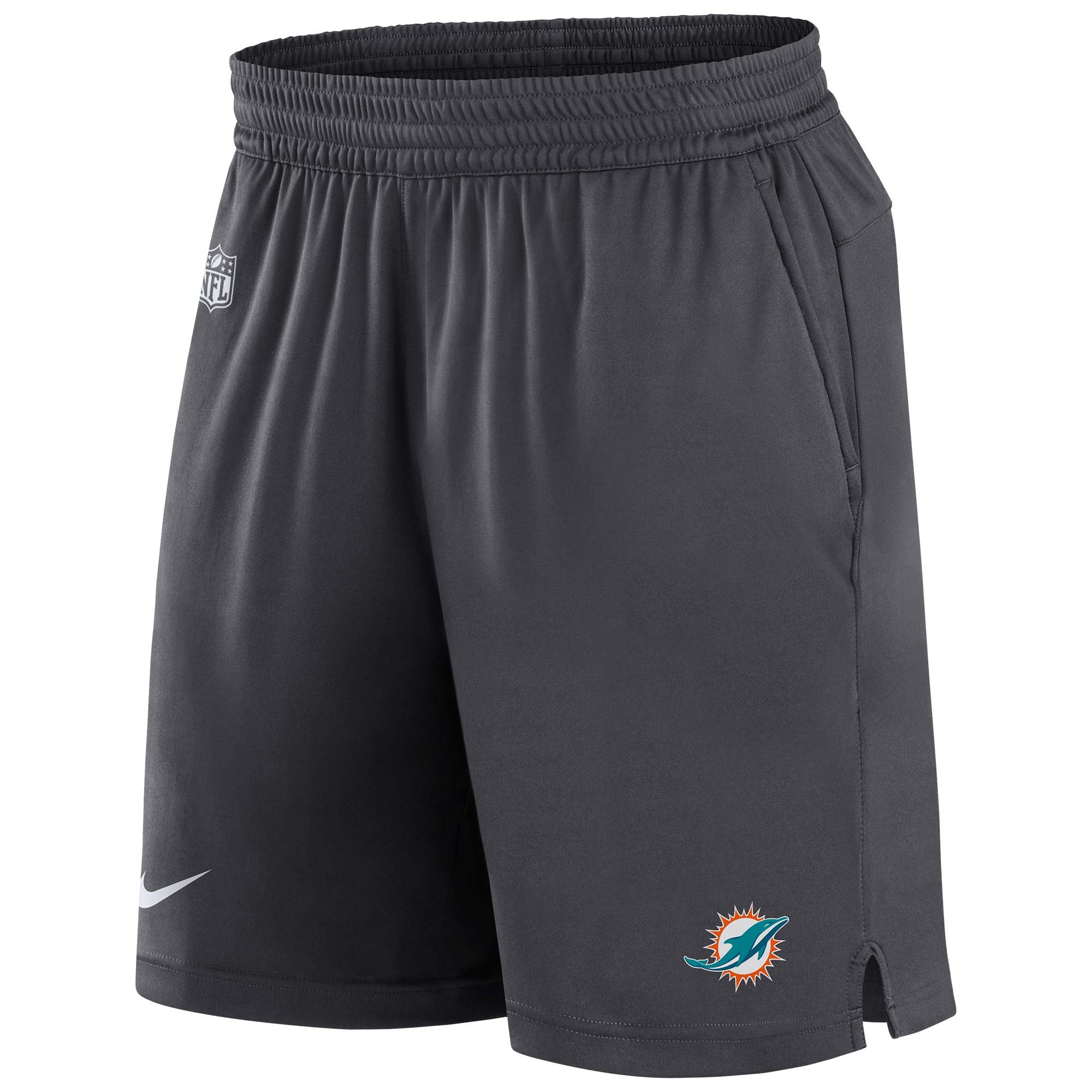 Miami Dolphins 2023 NFL Sideline Nike Dri-FIT Shorts Dark Gray
