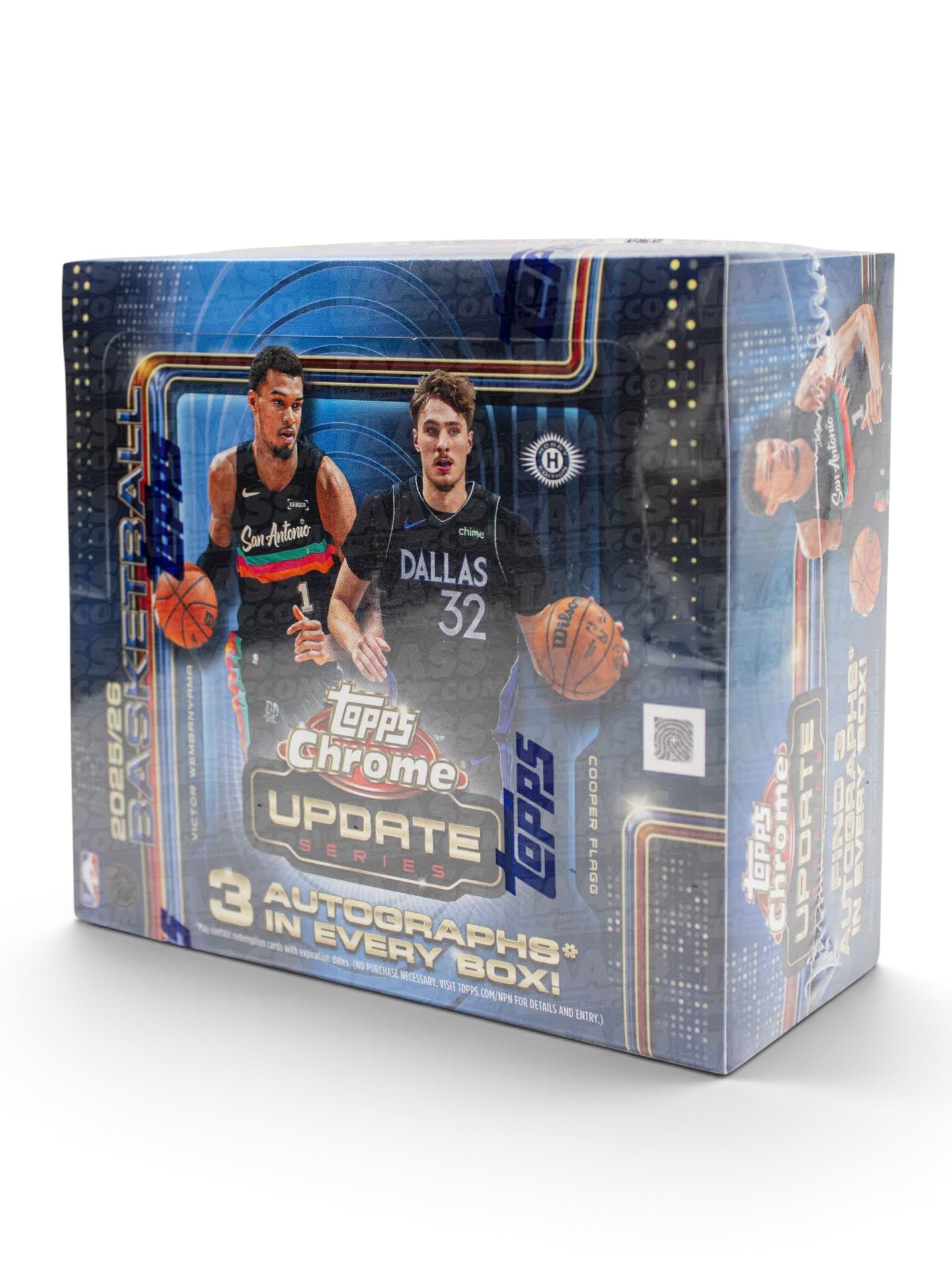 2025/26 Topps Chrome NBA Update Series Basketball Jumbo Hobby Box