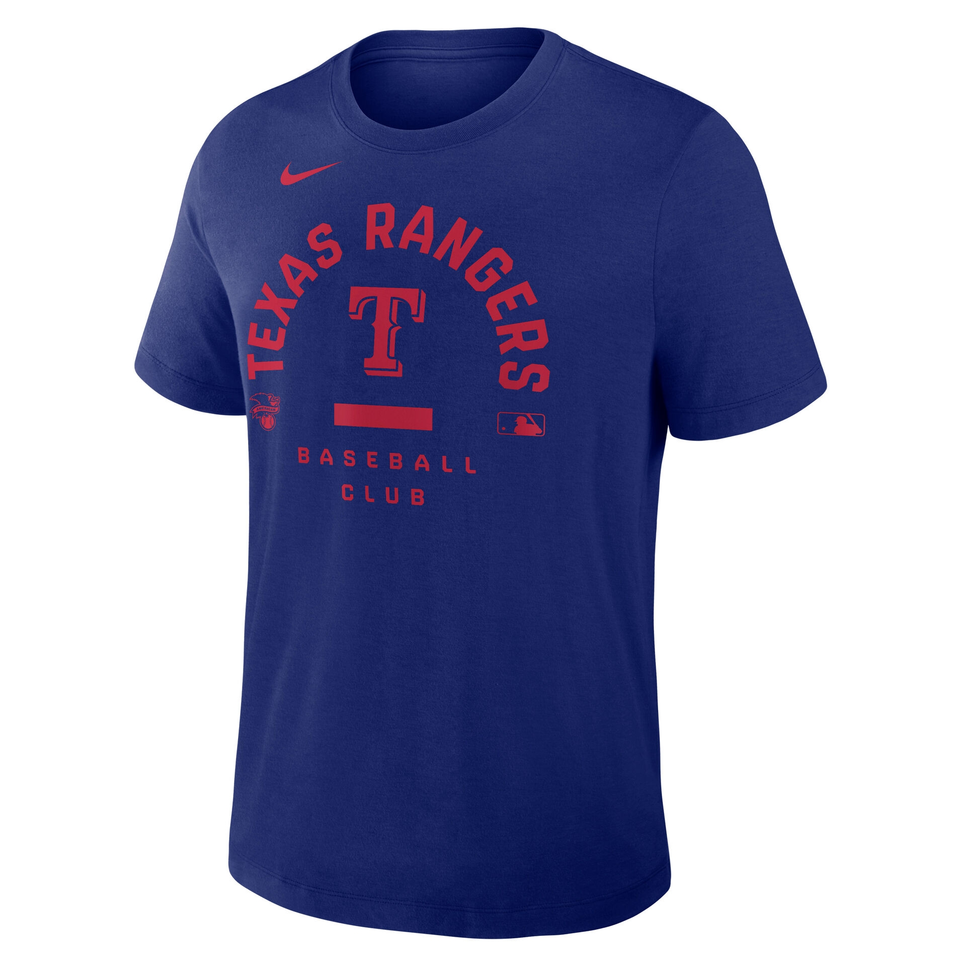 Texas Rangers Early Work 2026 MLB Authentic Tri-Blend T-Shirt Blau