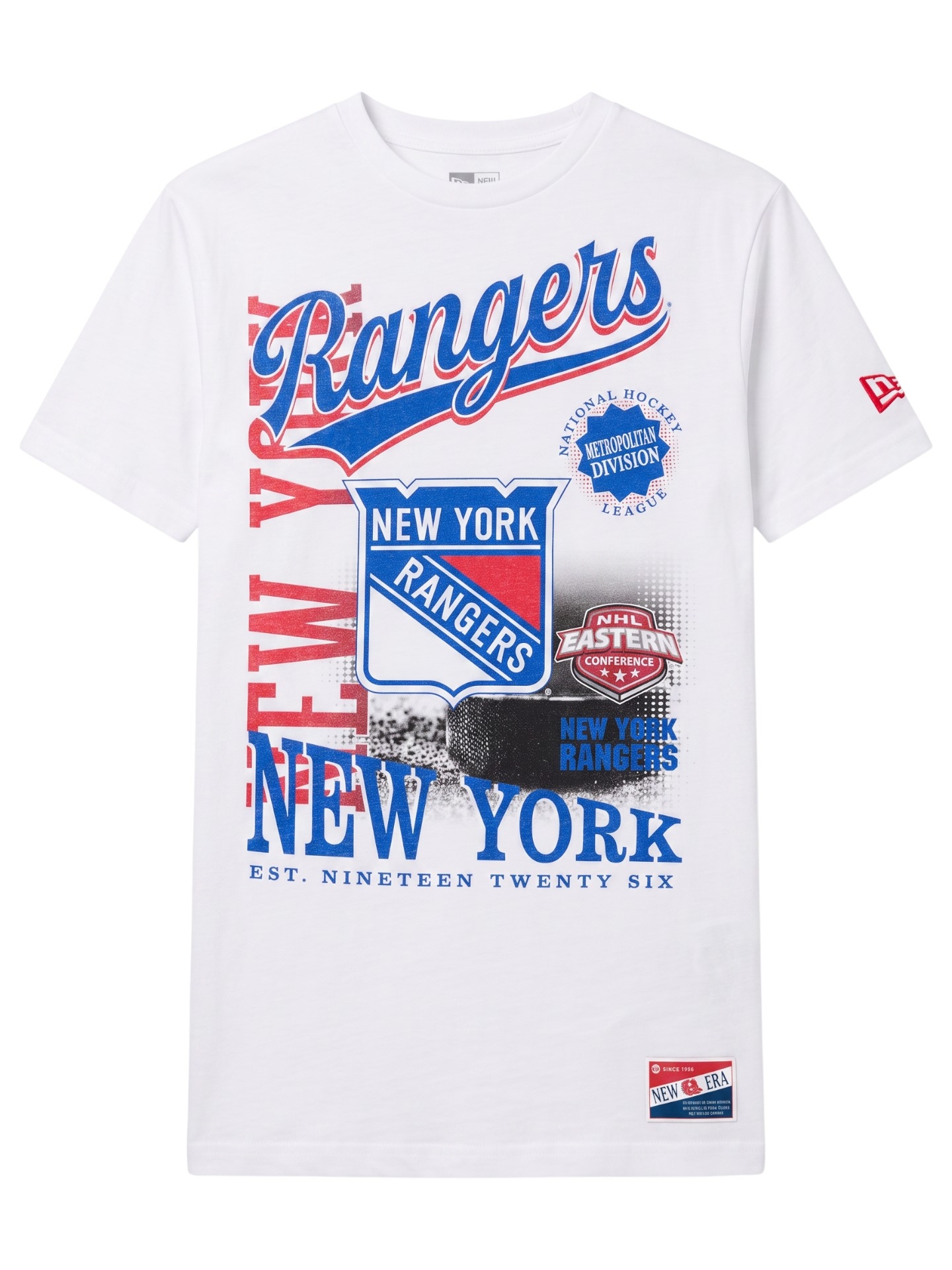 New York Rangers Division Oversized NHL T-Shirt Weiß