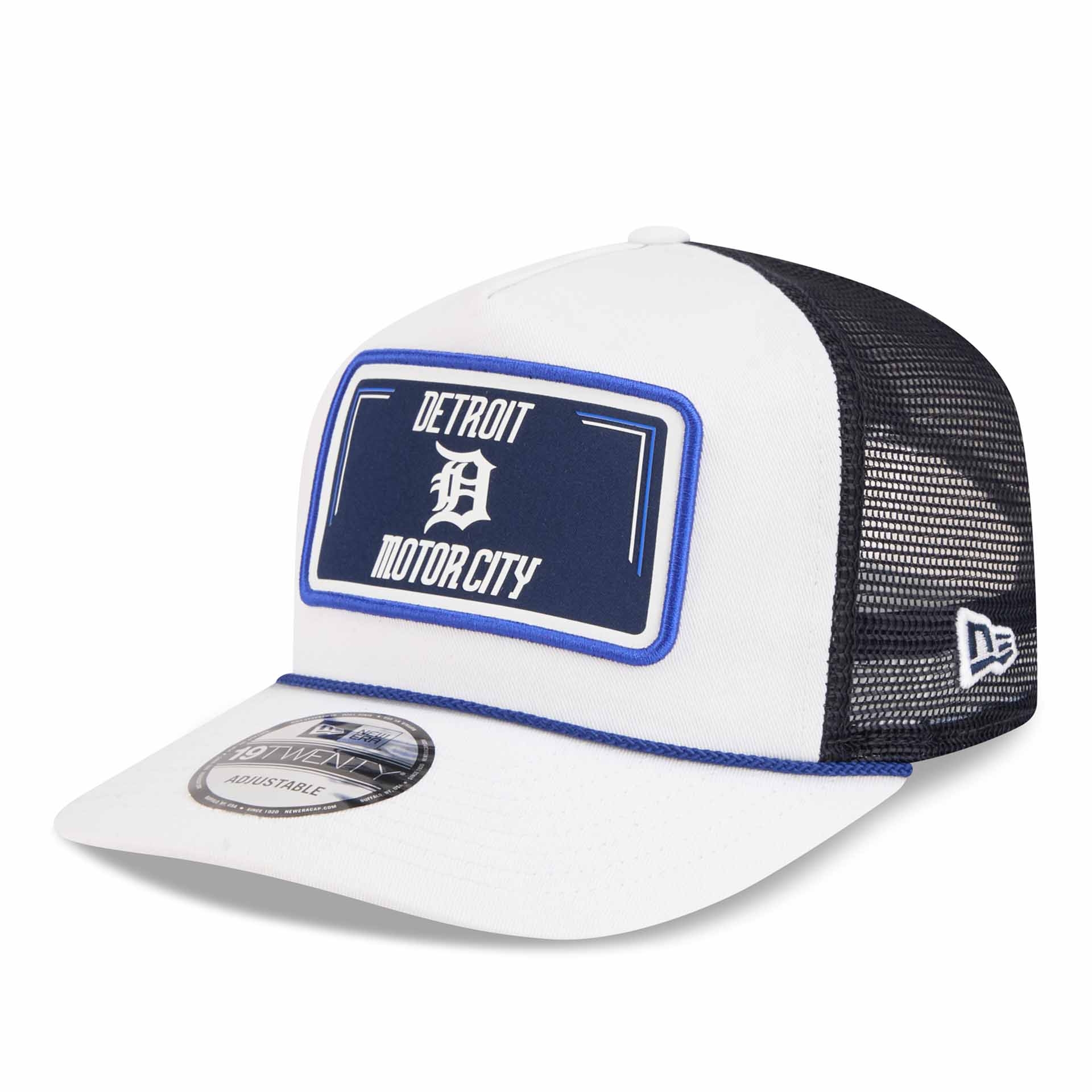 Detroit Tigers 2026 MLB City Connect 19TWENTY Fan Pack Adjustable Trucker Cap Weiß